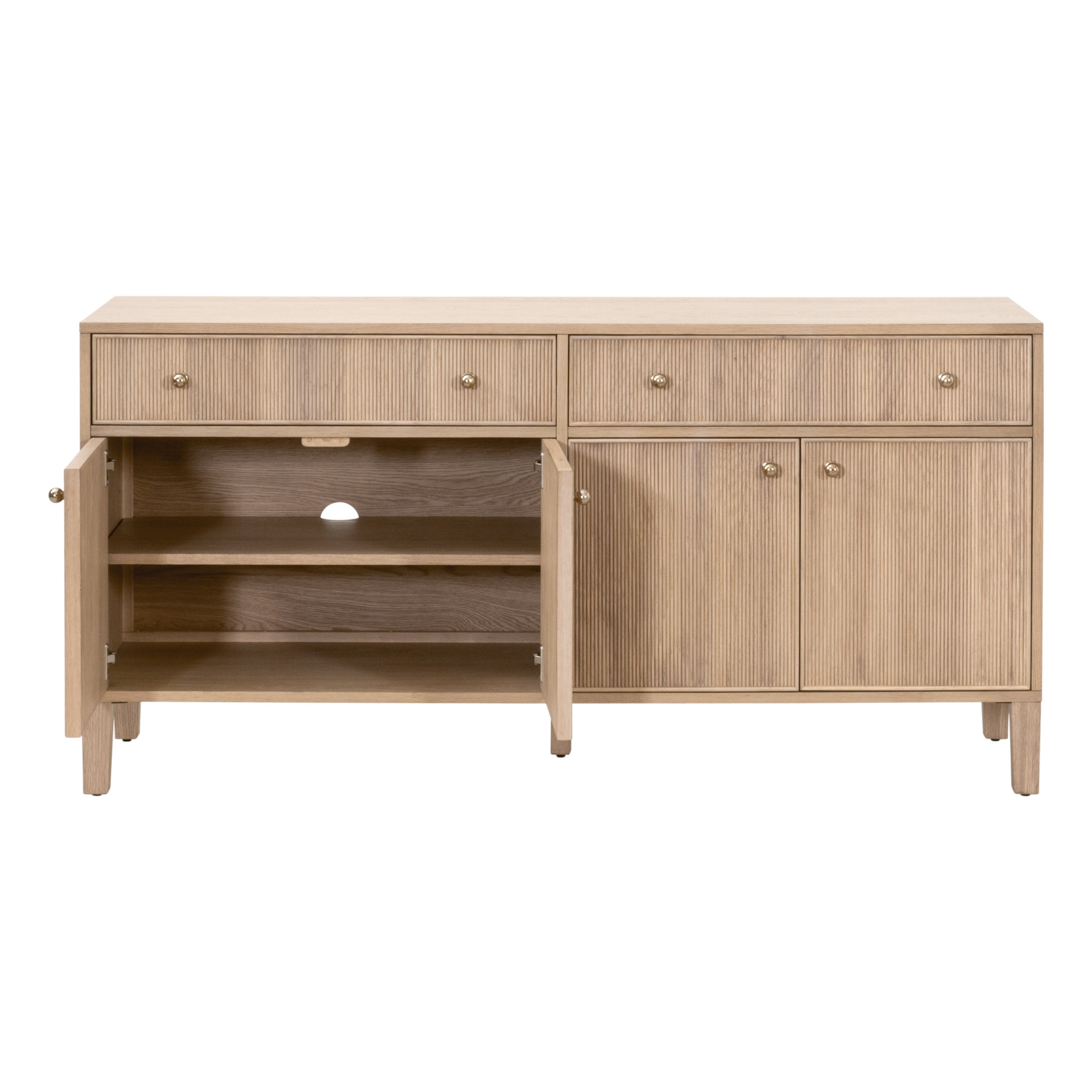 Highland Media Sideboard-Consoles + Sideboards-StyleMeGHD