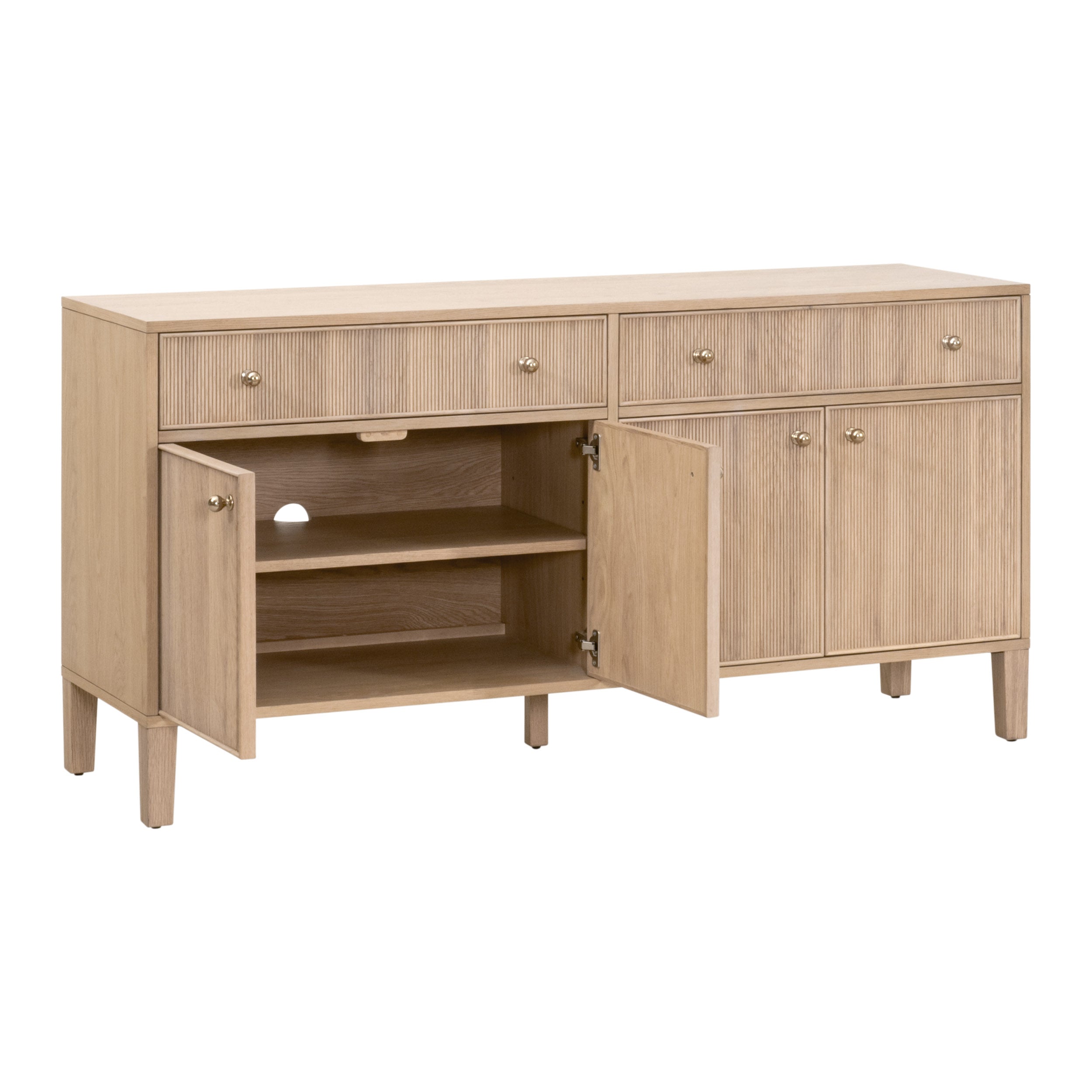 Highland Media Sideboard-Consoles + Sideboards-StyleMeGHD