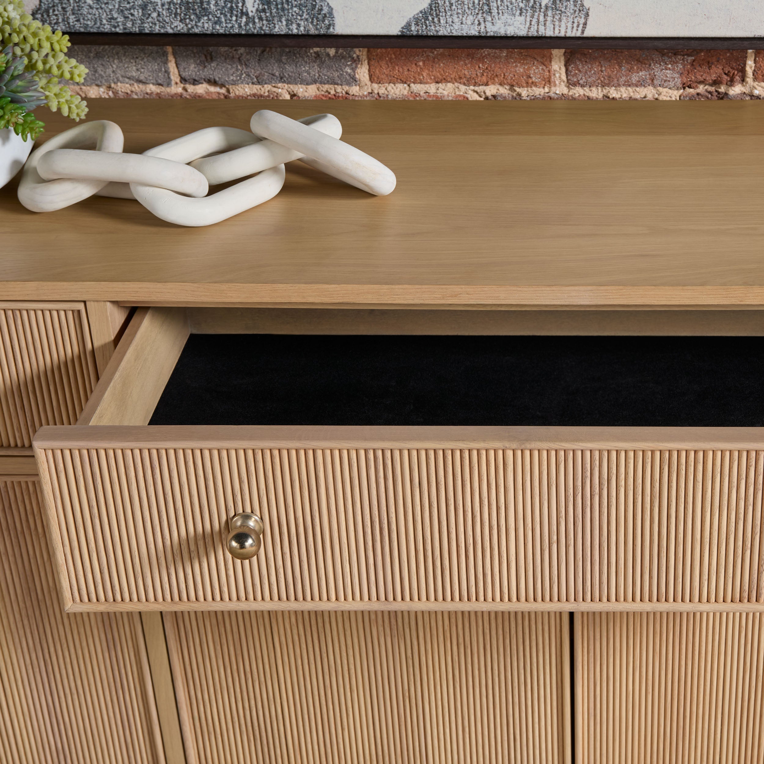 Highland Media Sideboard-Consoles + Sideboards-StyleMeGHD