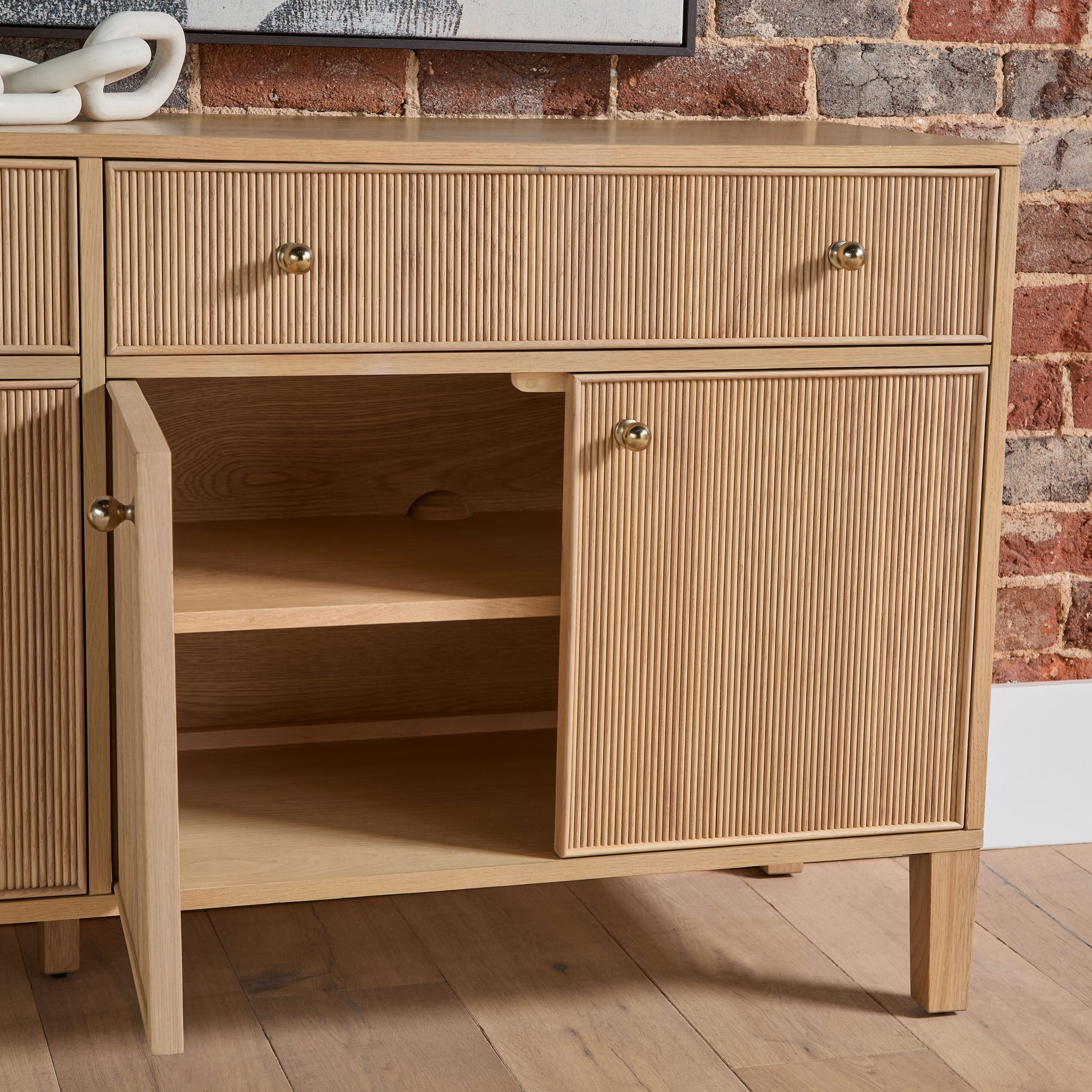 Highland Media Sideboard-Consoles + Sideboards-StyleMeGHD