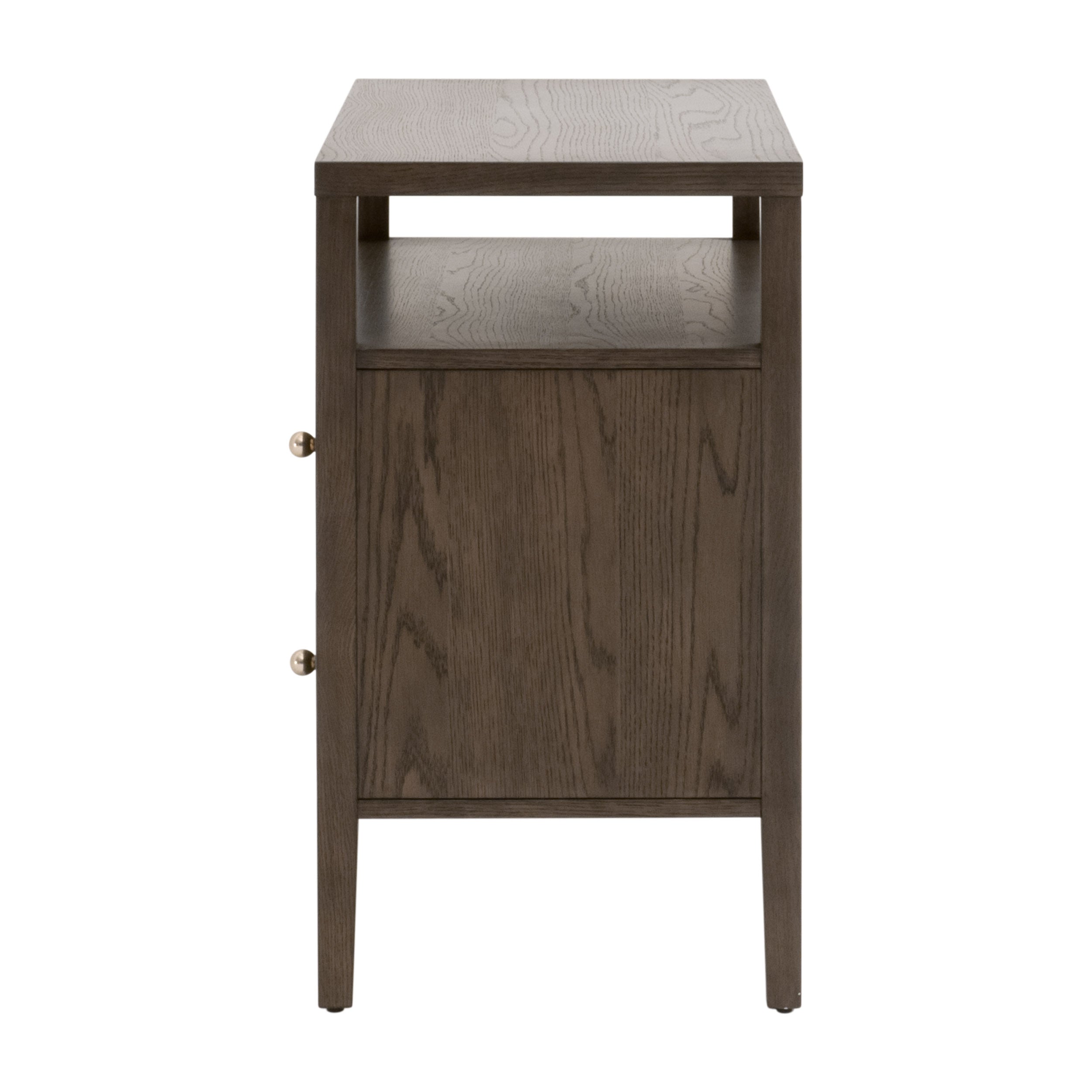 Highland Open Shelf 2-Drawer Nightstand-Nightstands-StyleMeGHD