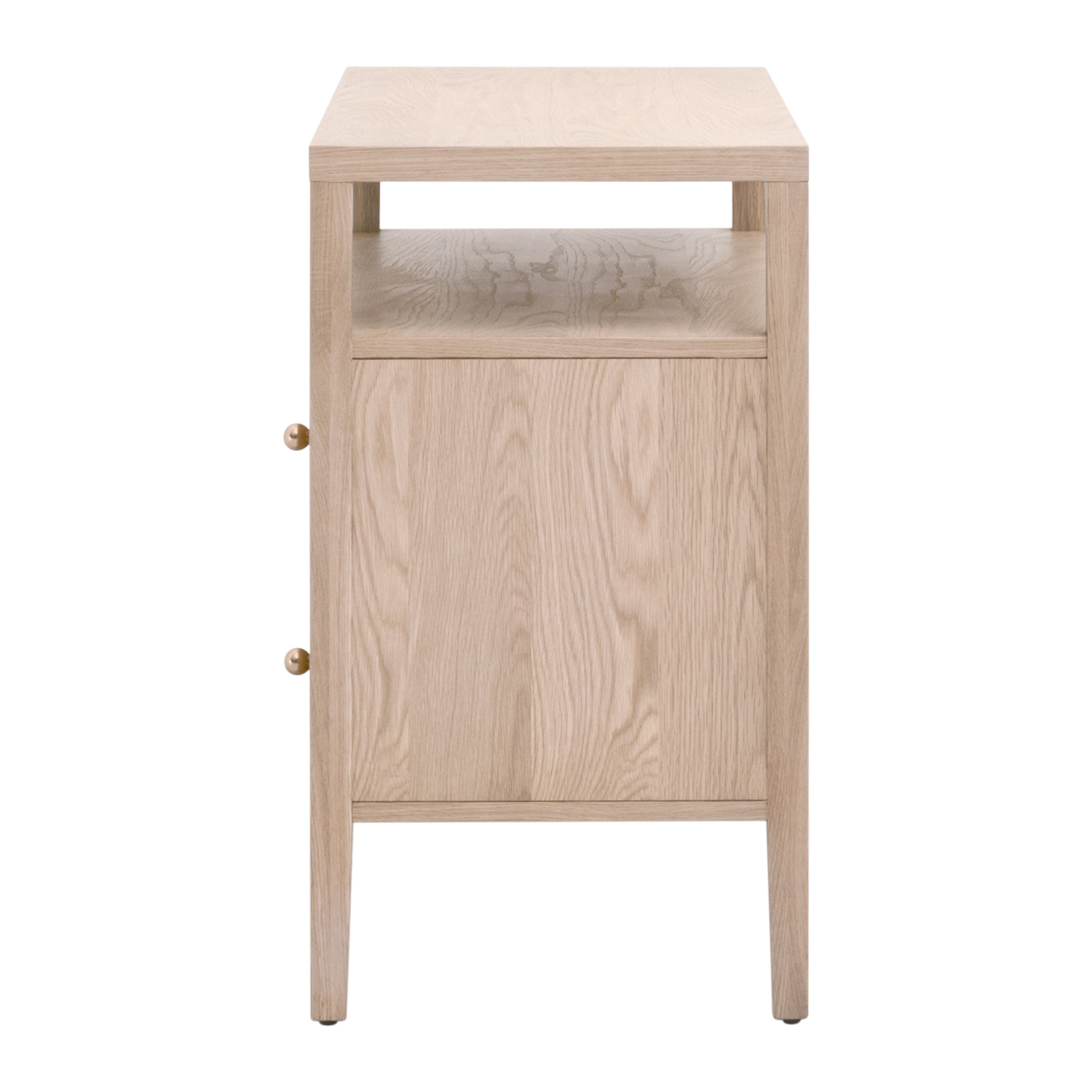 Highland Open Shelf 2-Drawer Nightstand-Nightstands-StyleMeGHD