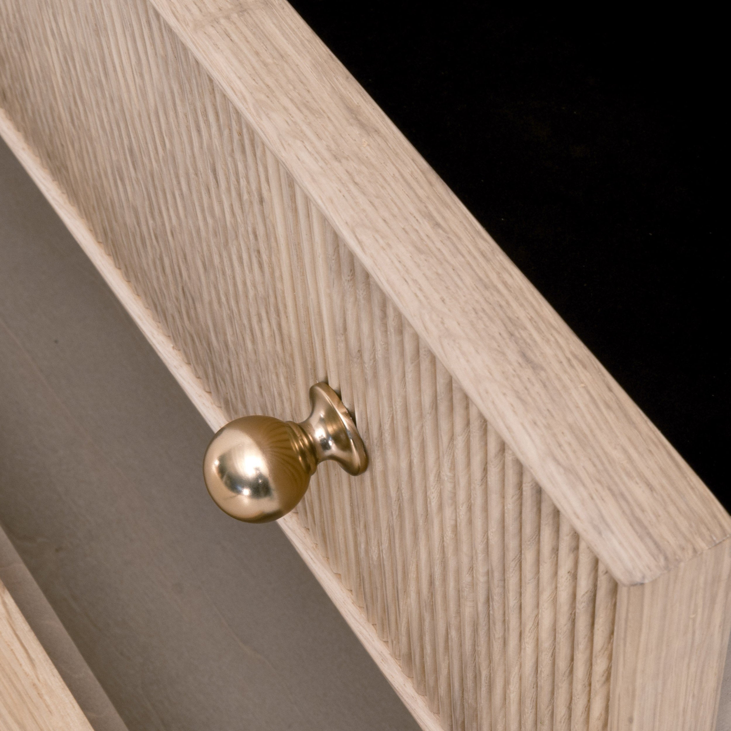 Highland Open Shelf 2-Drawer Nightstand