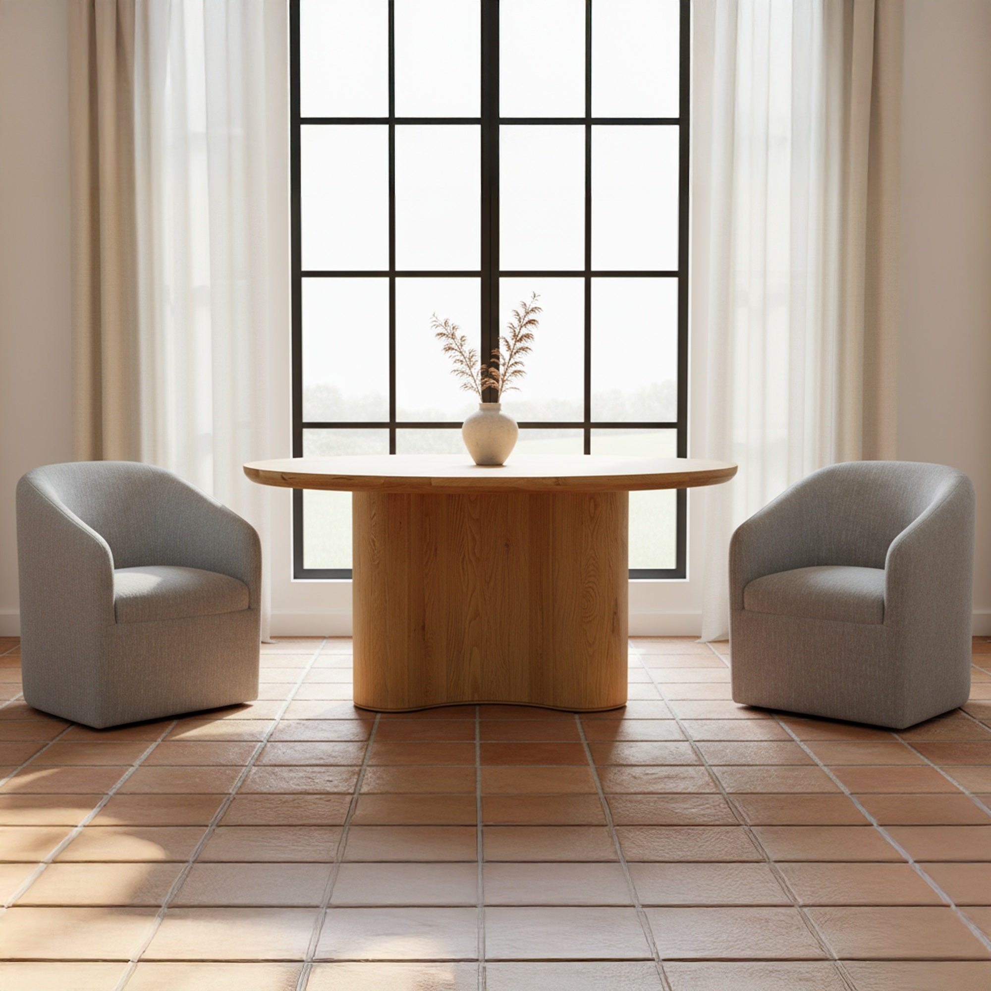 Sana Rolling Dining Chair