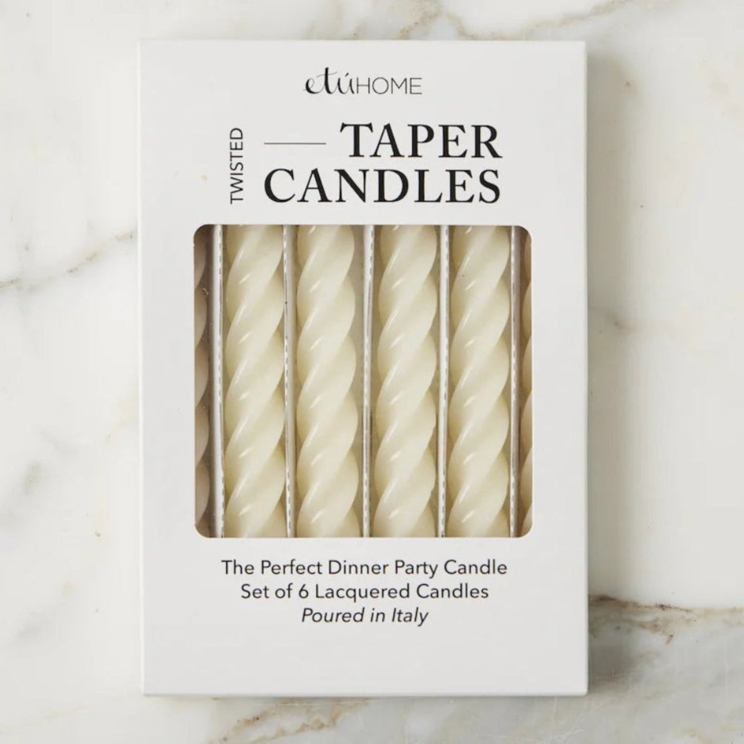 Luxe Twisted Taper Candles