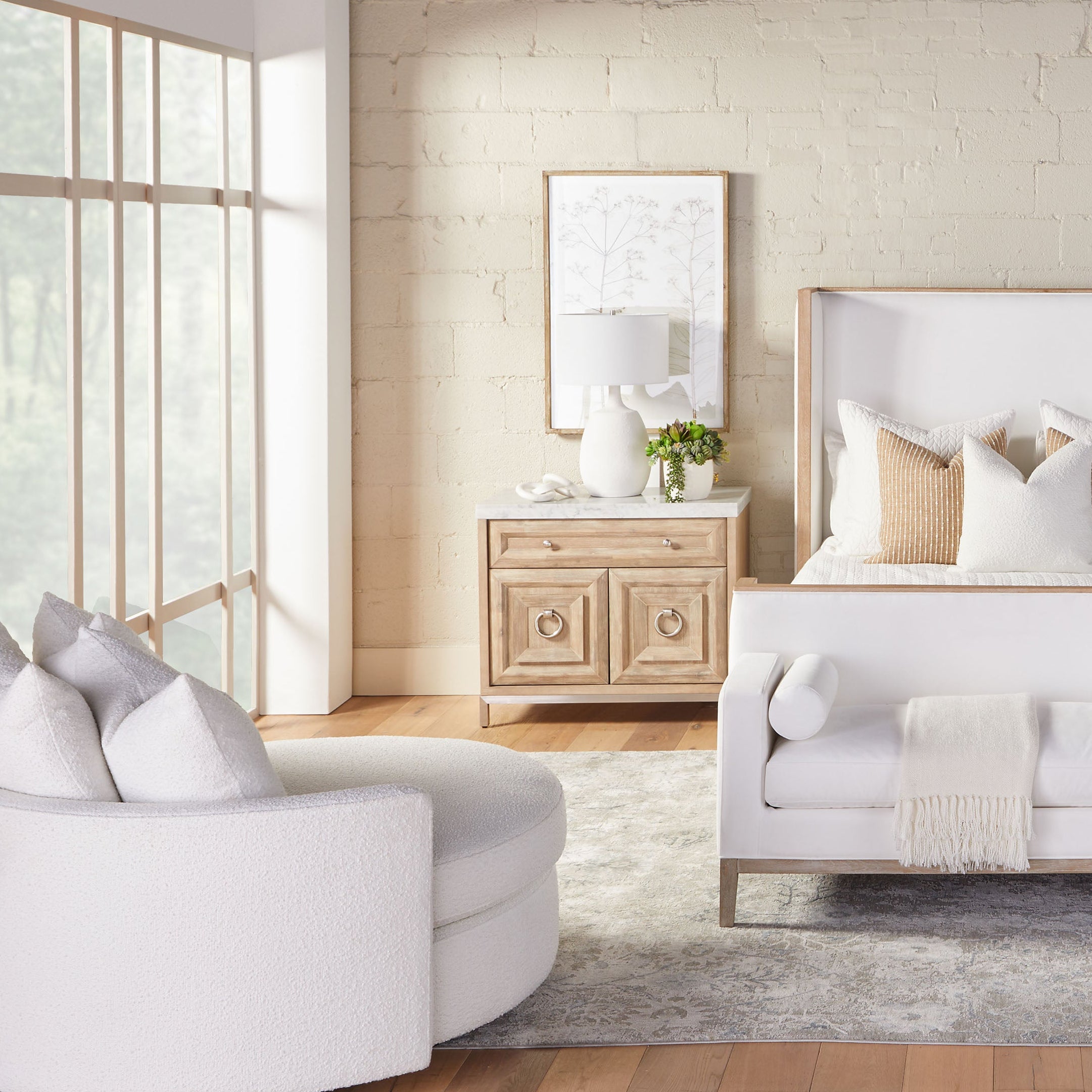 Lorna Swivel Sofa Chair-Chairs-StyleMeGHD