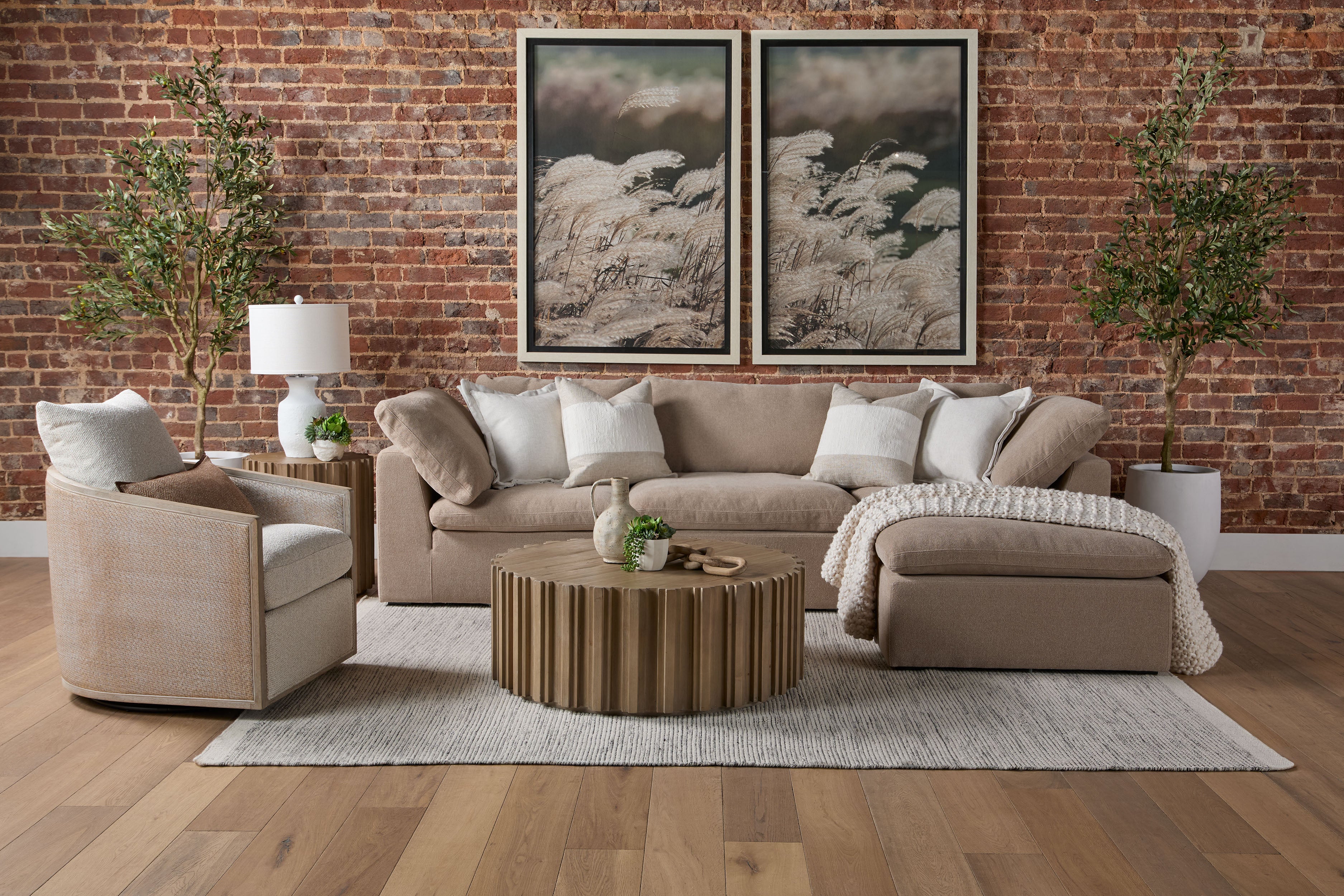 Macie Swivel Club Chair-Chairs-StyleMeGHD