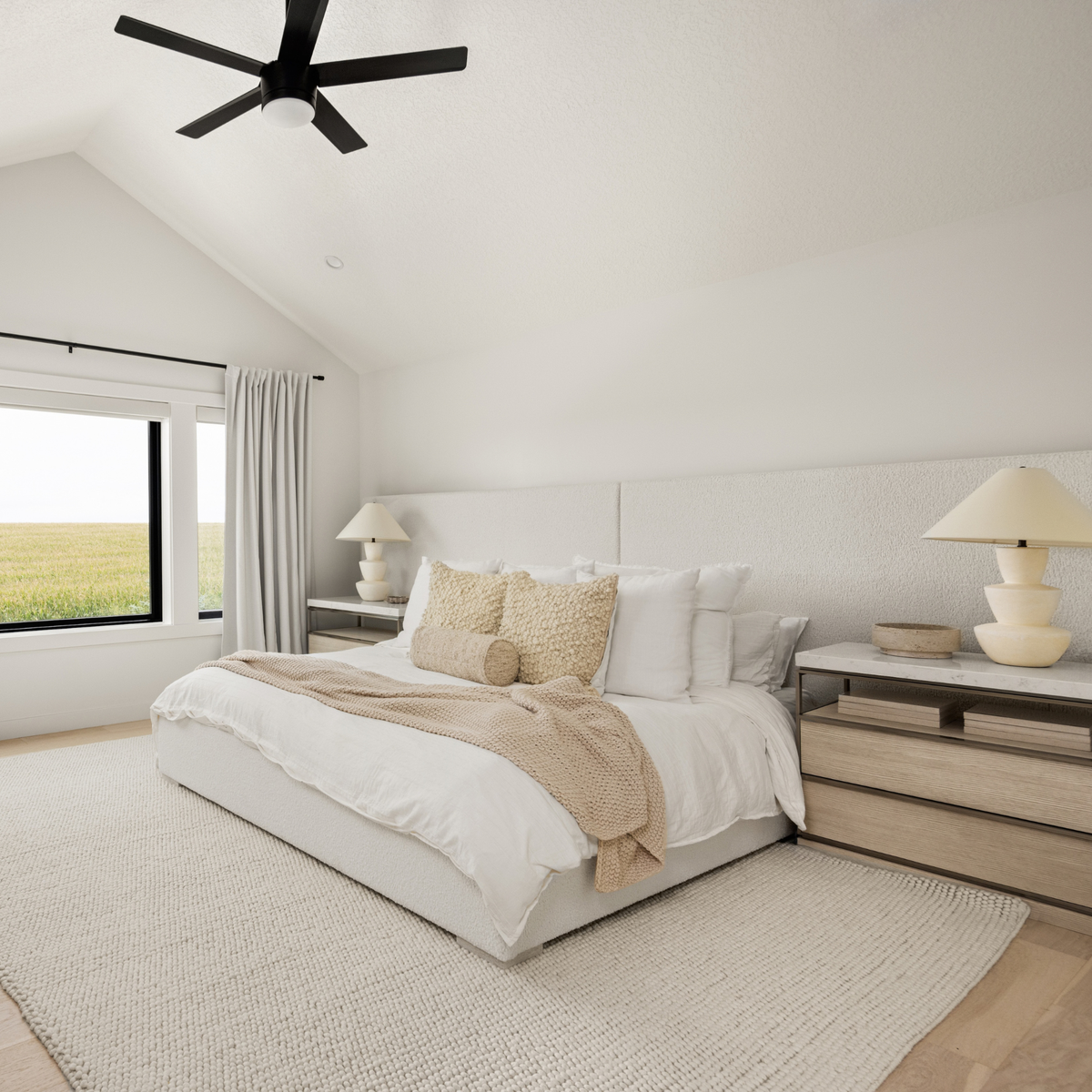 Louisa Panel King Bed