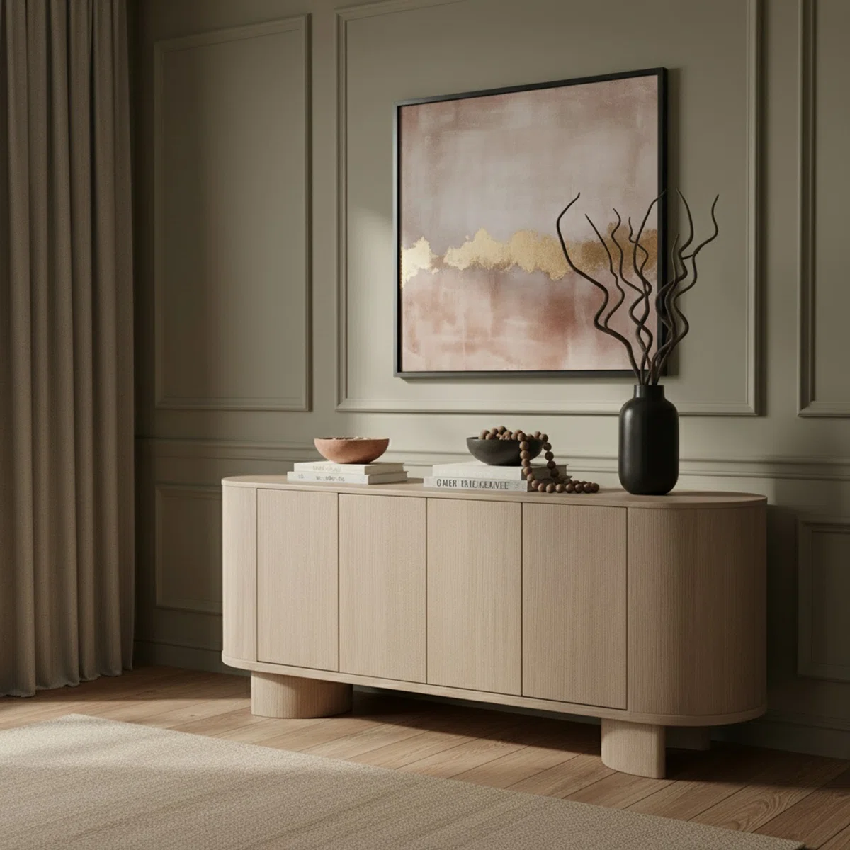 Vance Wood Sideboard
