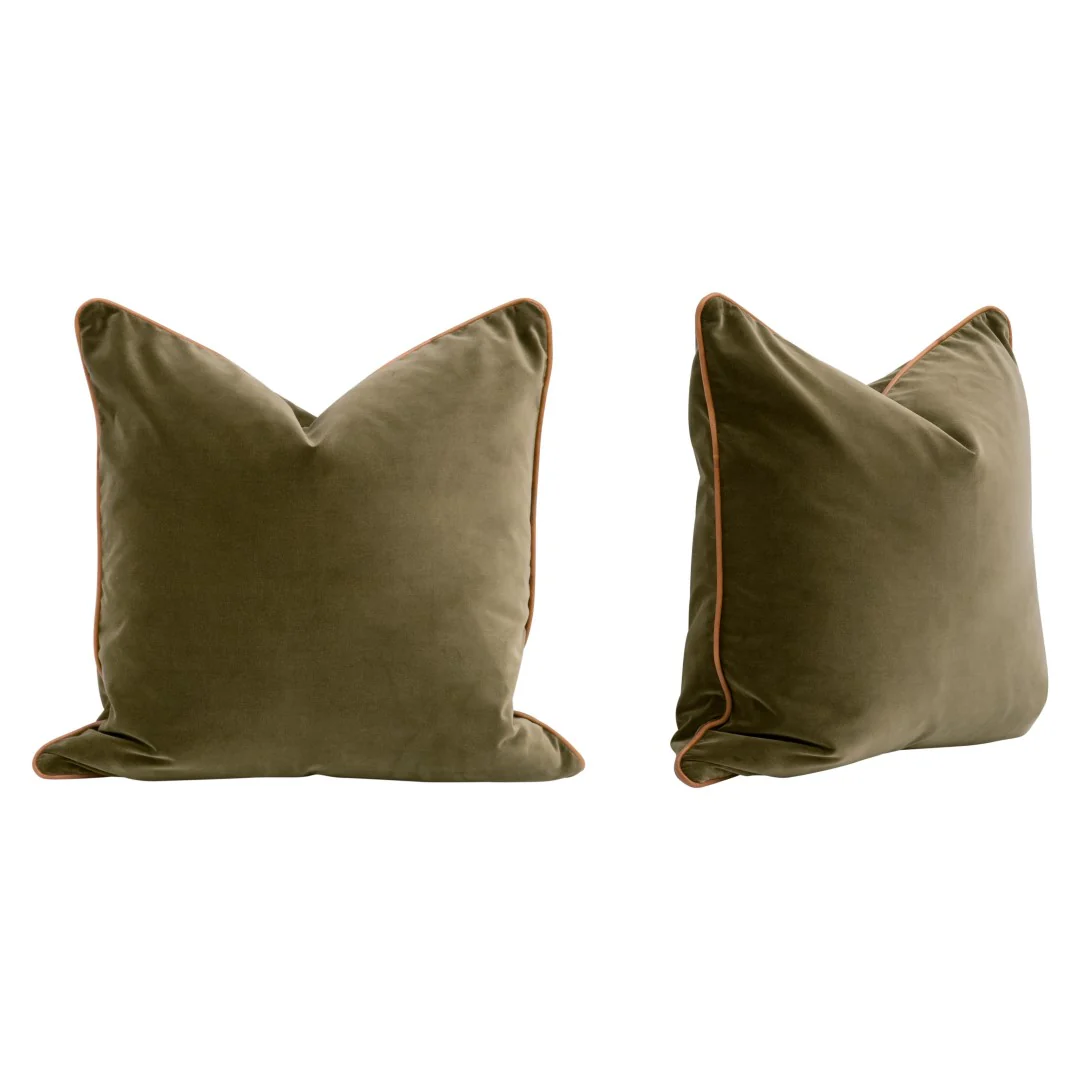 Olive Pillow, Set of 2