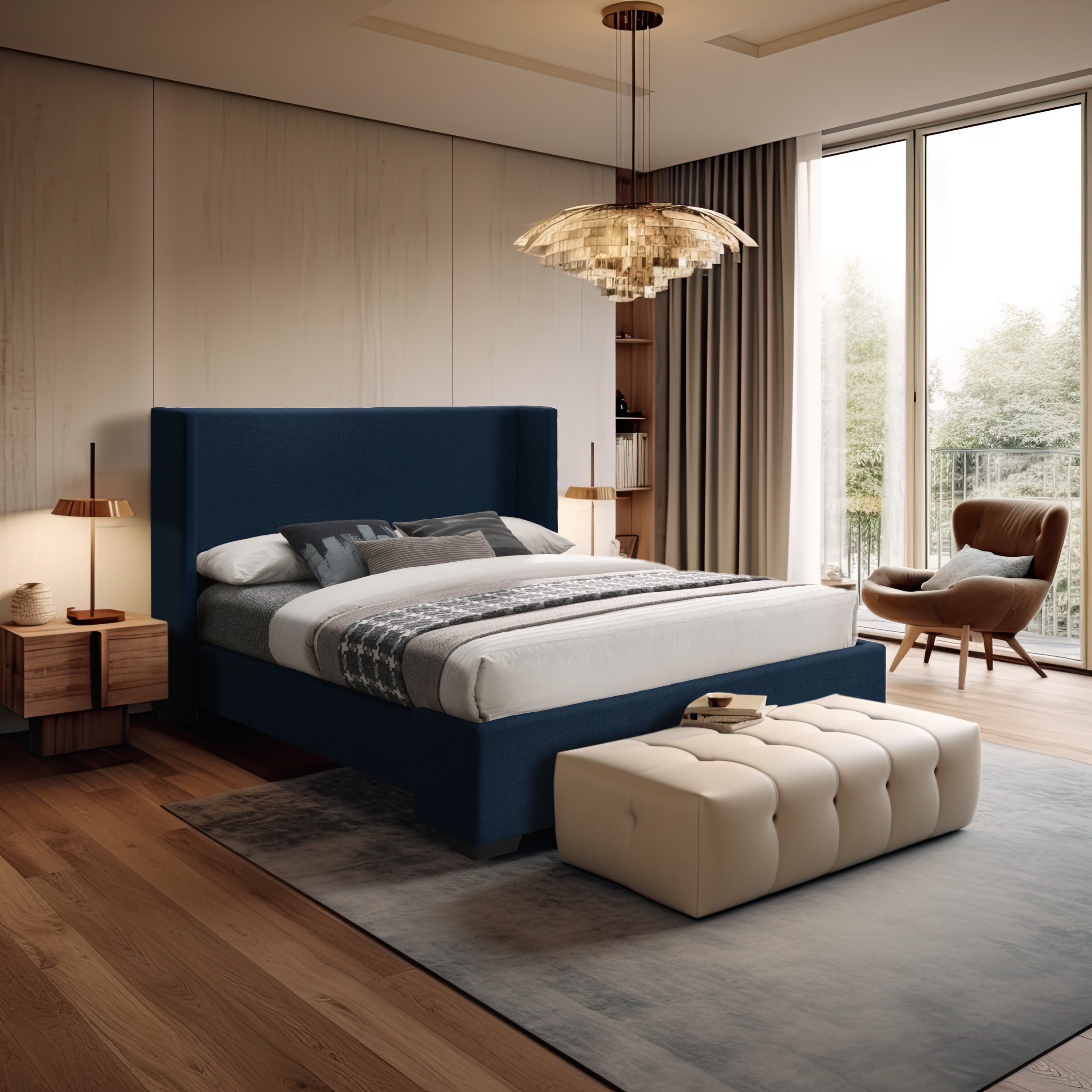 Oxford Linen Bed