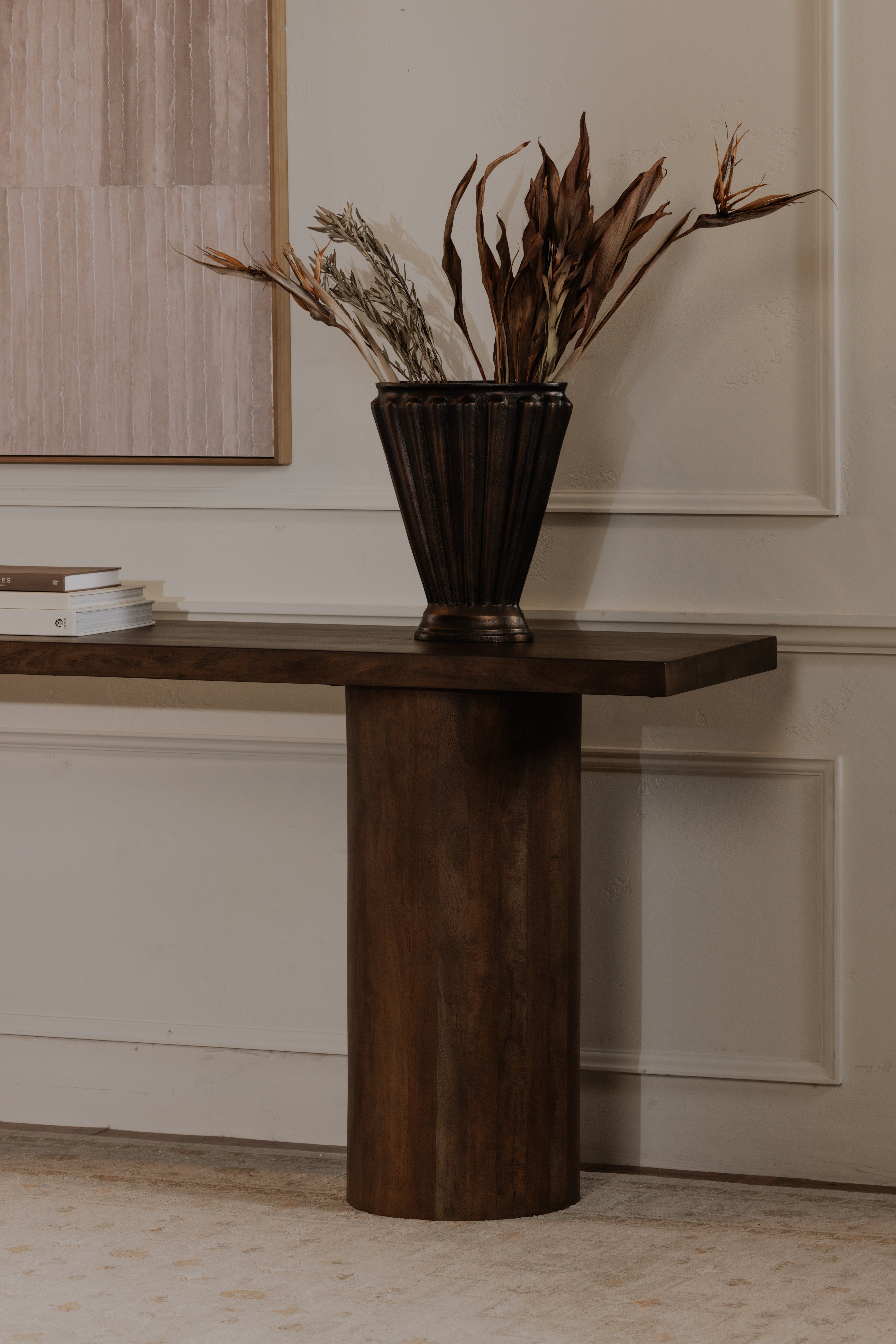 Jade Cast Aluminum Vase