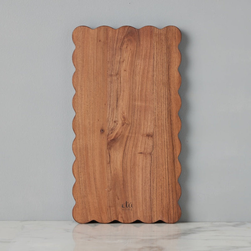 Rectangle Scalloped Cutting Board