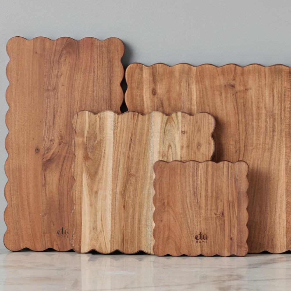 Rectangle Scalloped Cutting Board