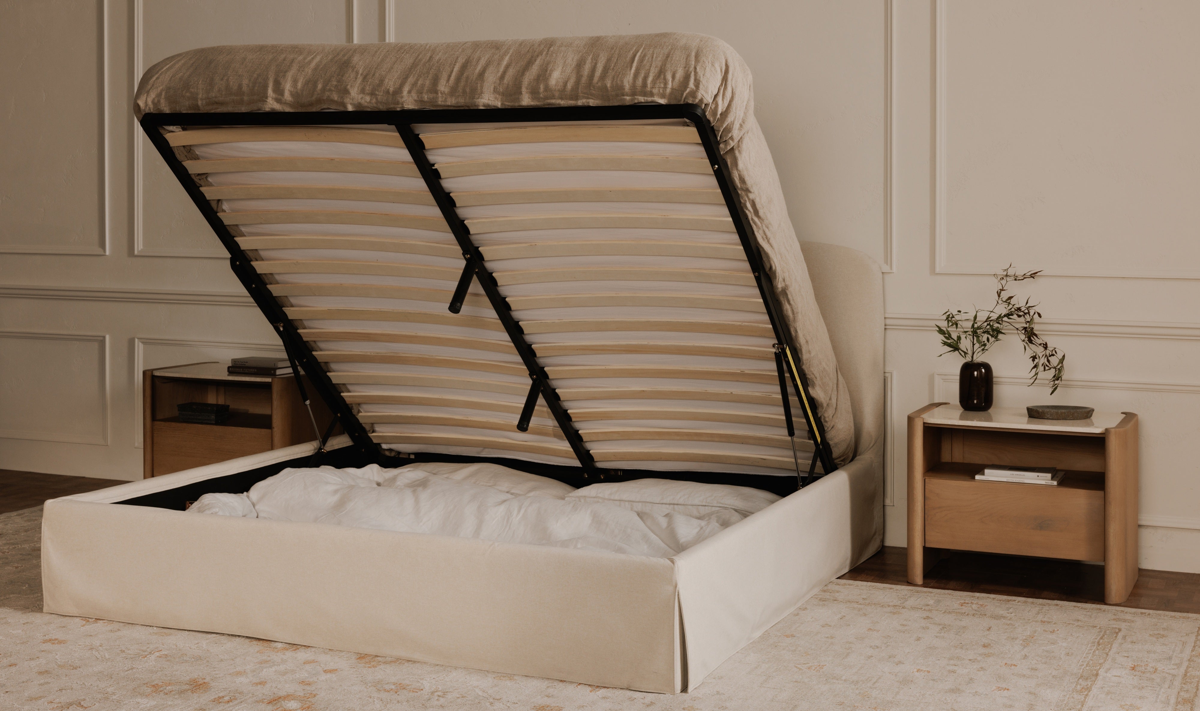 Joen Storage Bed-Beds + Headboards-StyleMeGHD