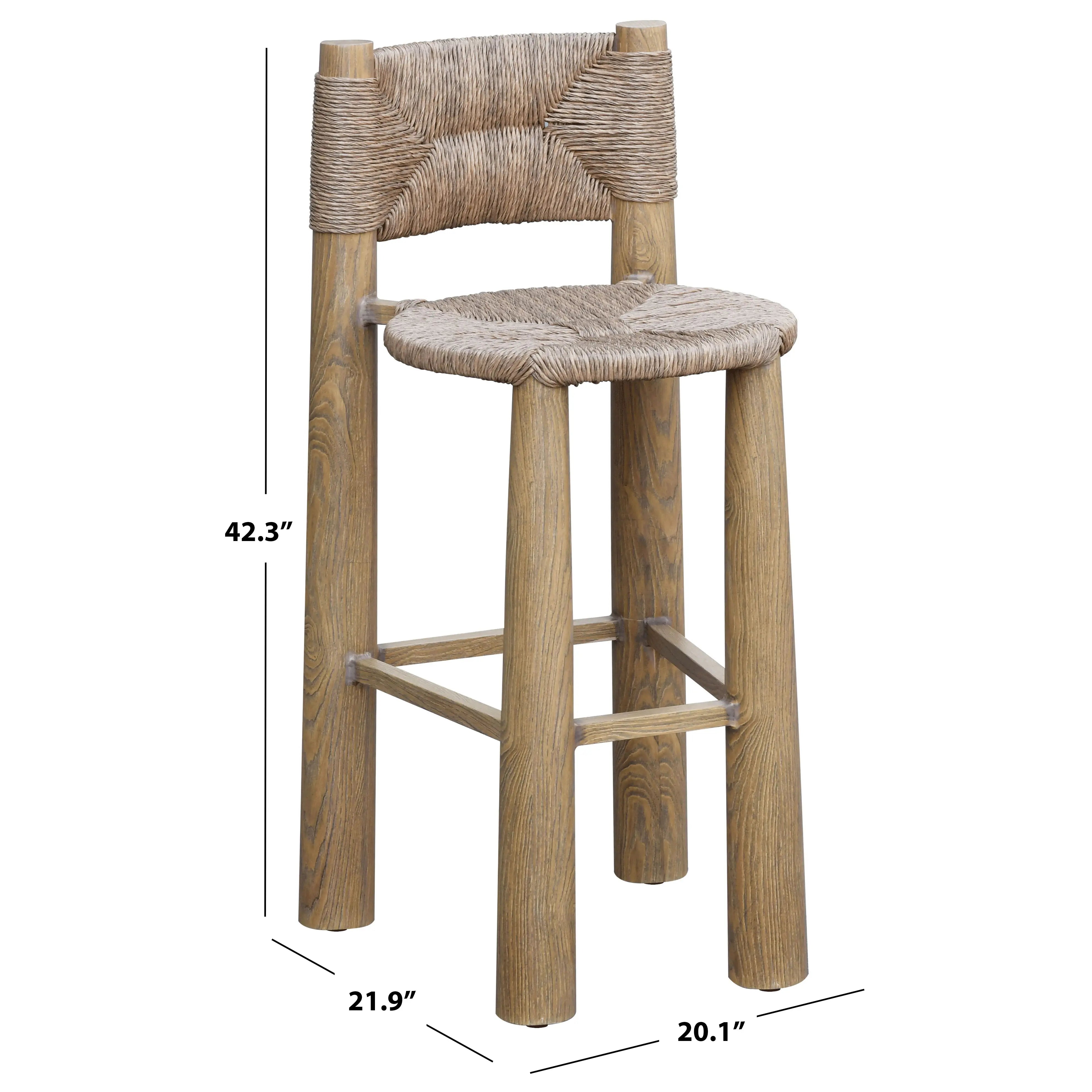 Remington Rattan Barstool