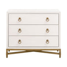 Strand Shagreen 3-Drawer Nightstand