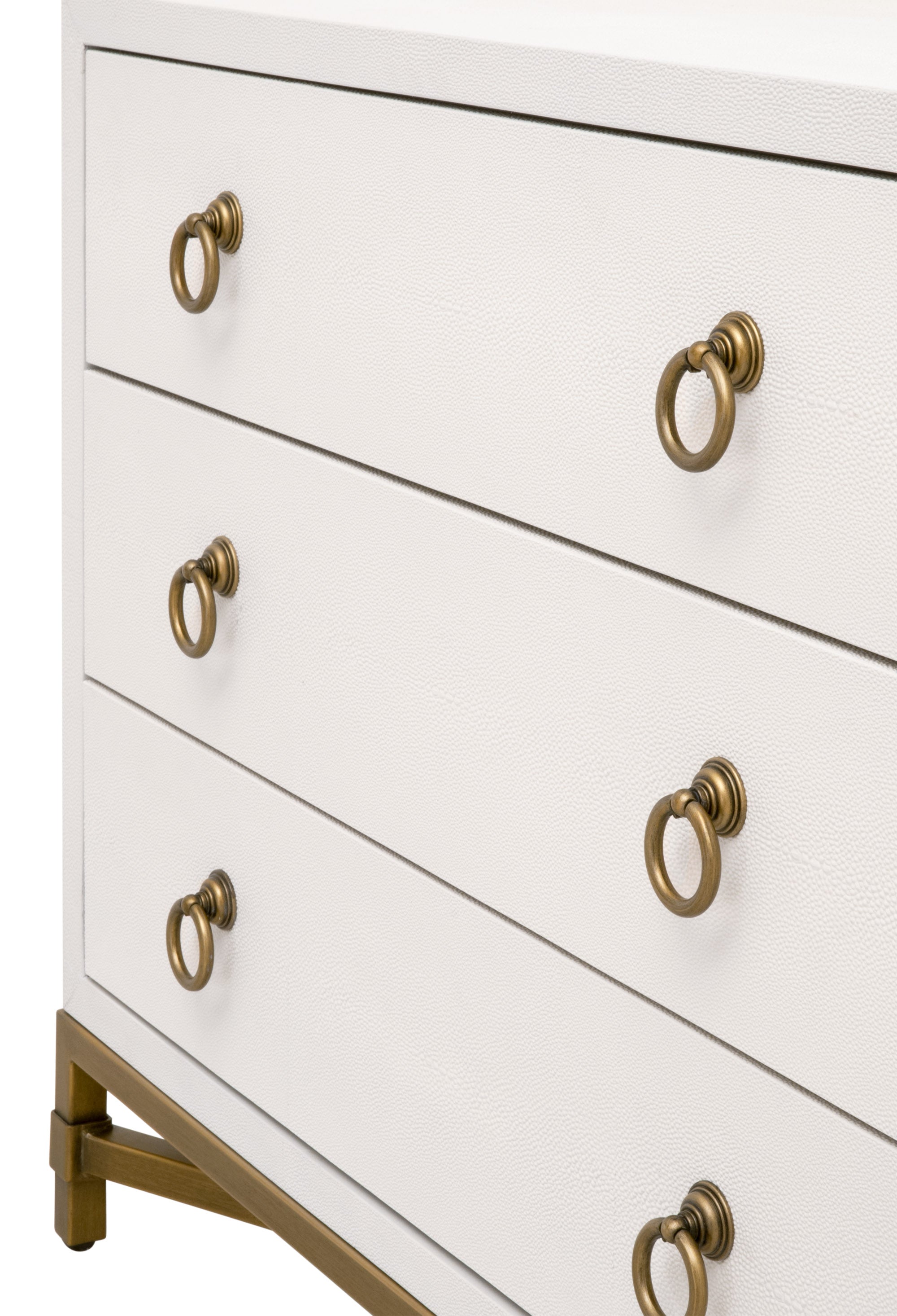 Strand Shagreen 3-Drawer Nightstand