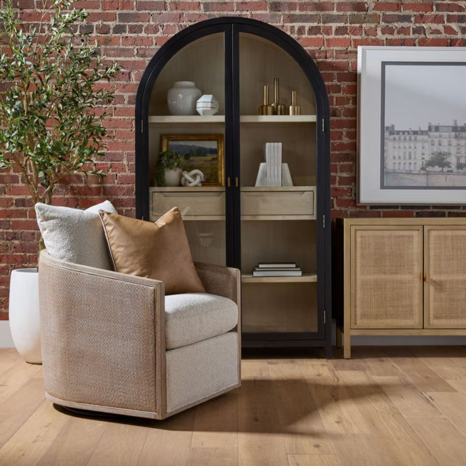 Tristan Display Cabinet-Cabinets + Bookshelves-StyleMeGHD