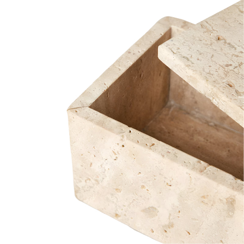 Perry Travertine Box