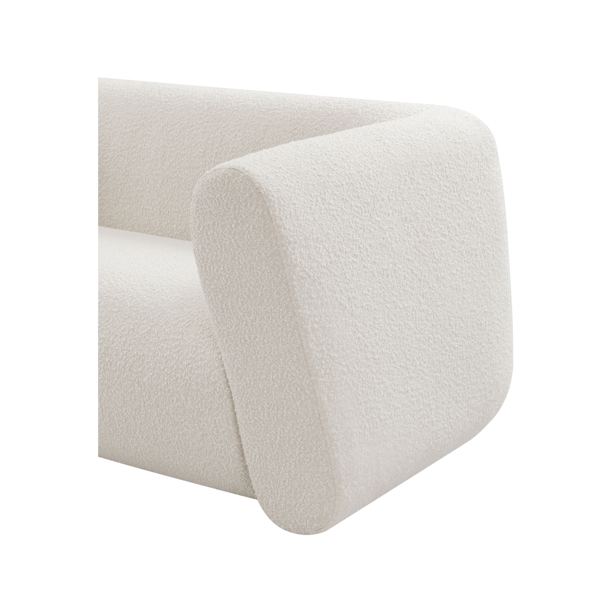 Abbott Boucle Upholstered Sofa