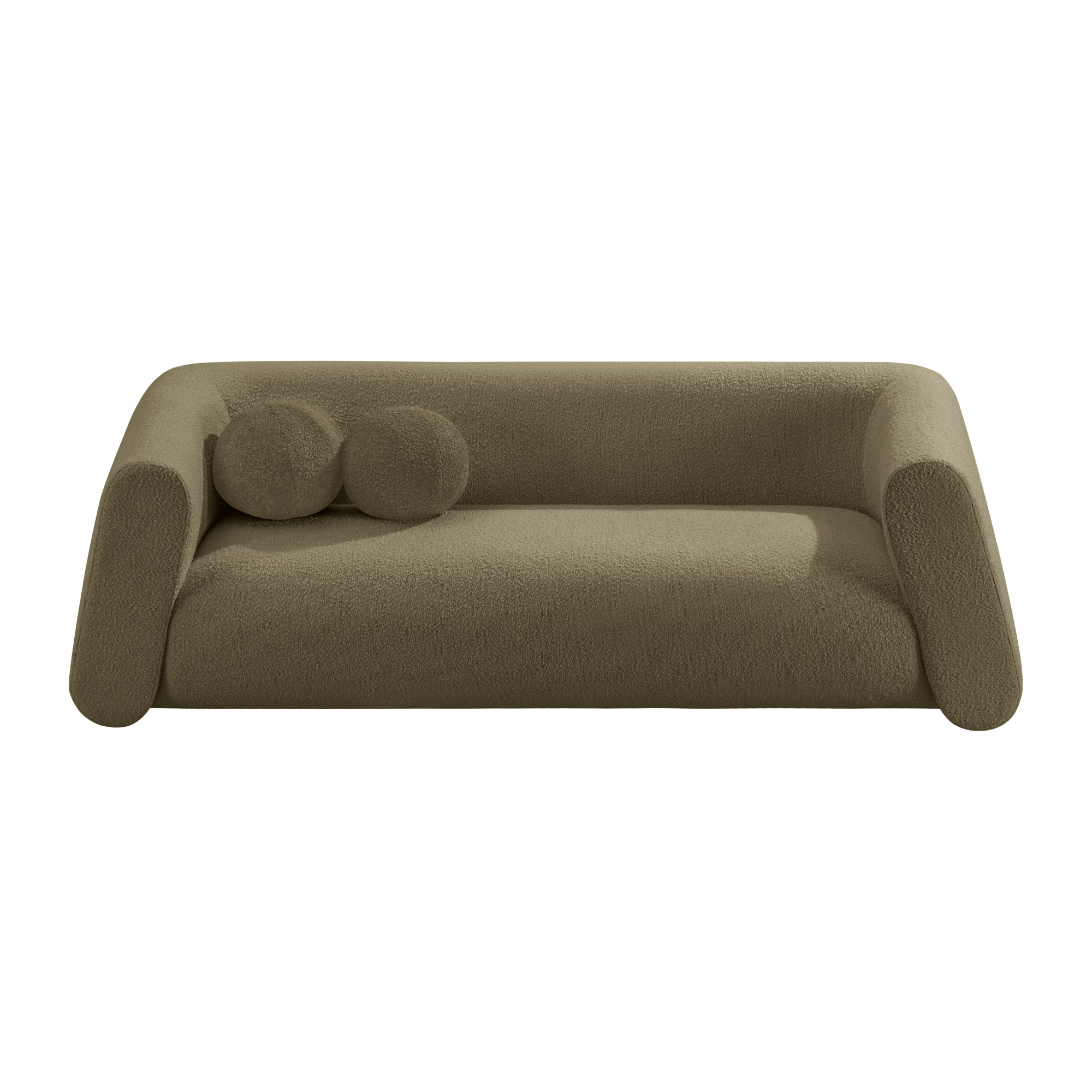 Abbott Boucle Upholstered Sofa