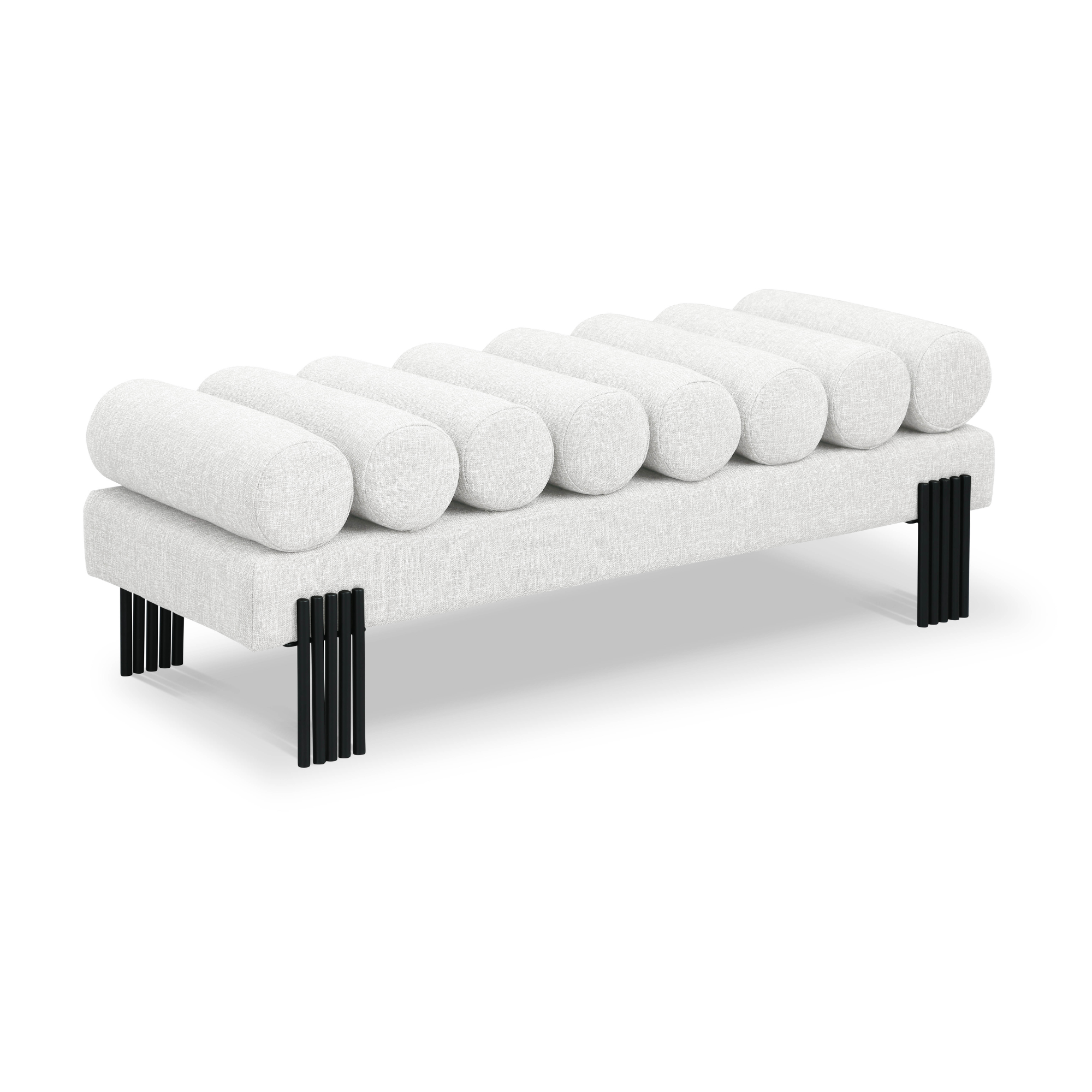 Akela Linen Upholstered Bench