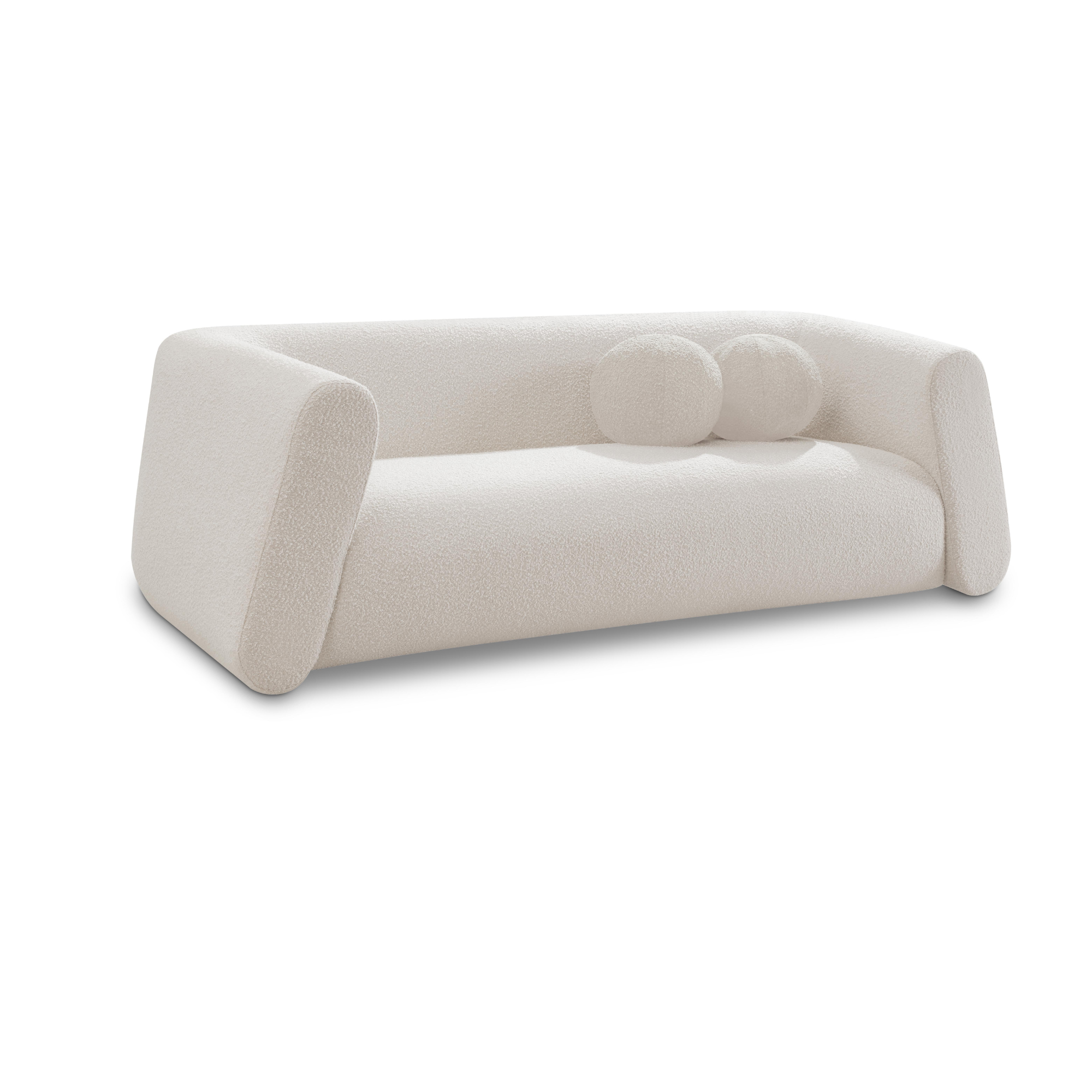 Abbott Boucle Upholstered Sofa