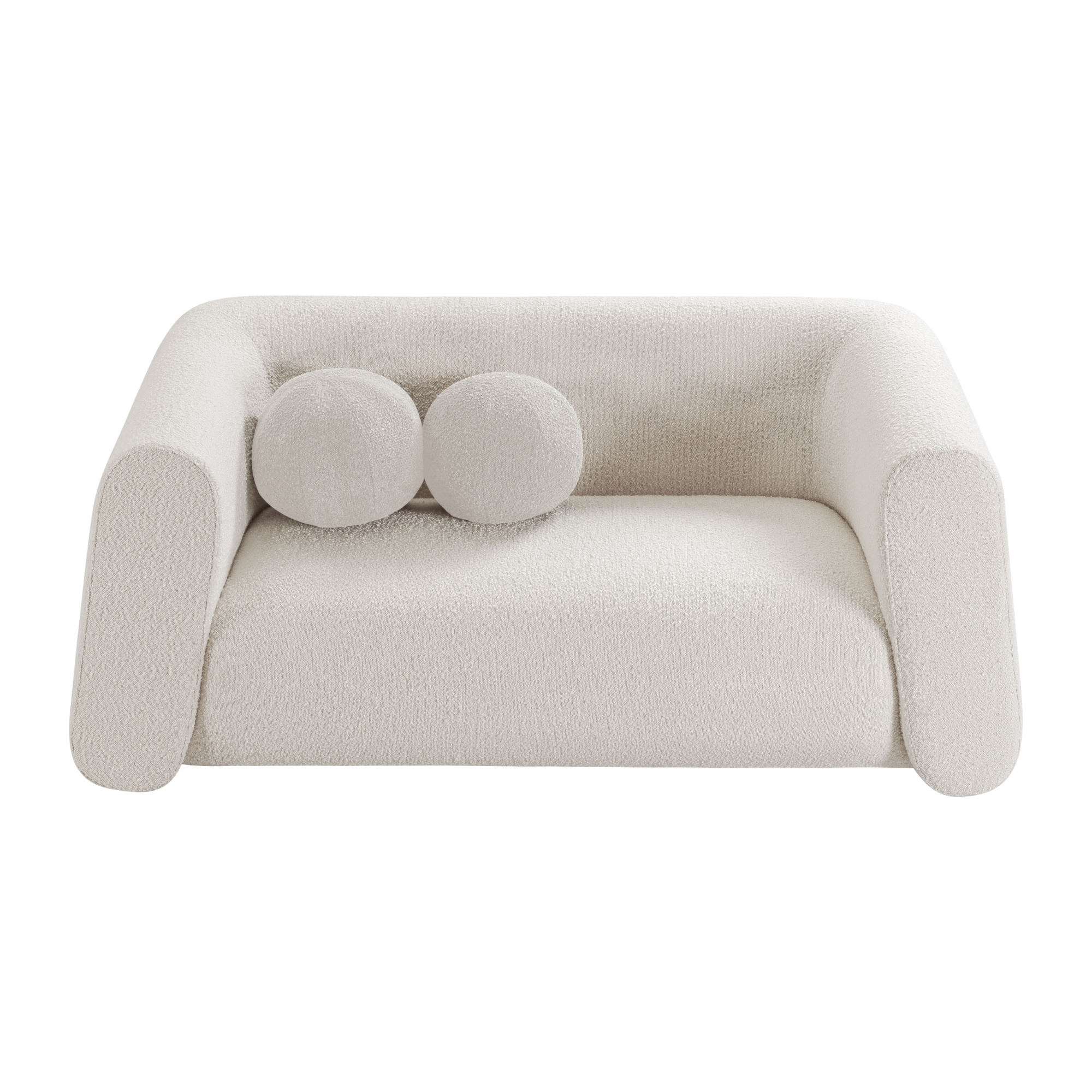 Abbott Boucle Upholstered Loveseat
