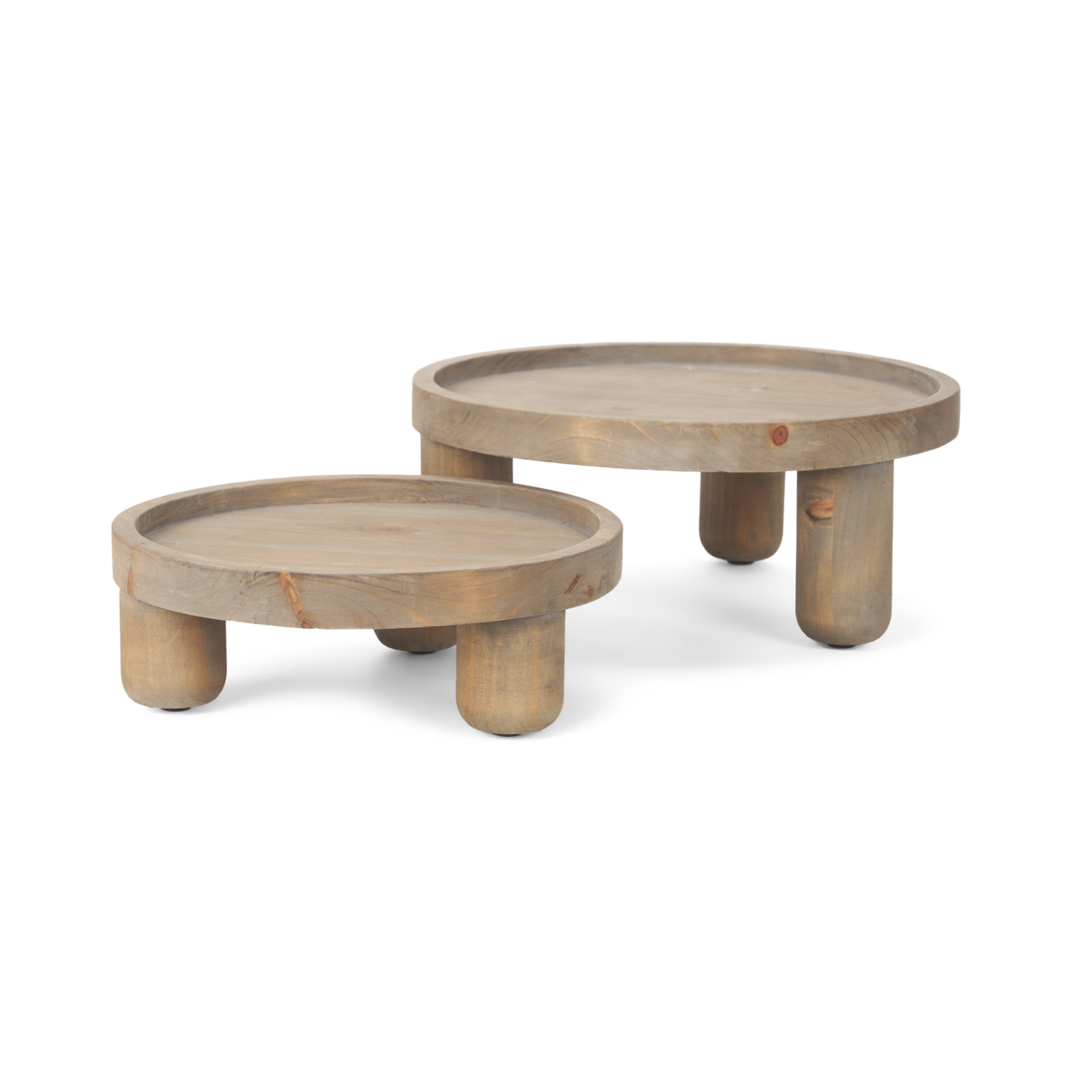 Vivoree Wooden Trays, Set of 2