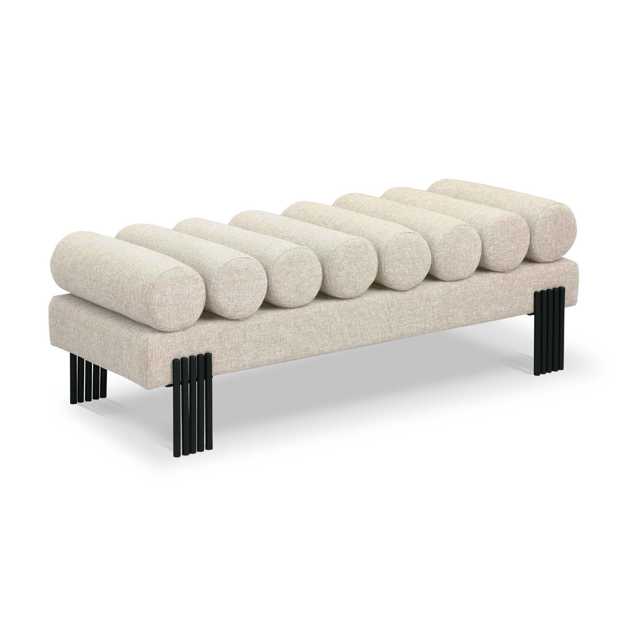 Akela Linen Upholstered Bench