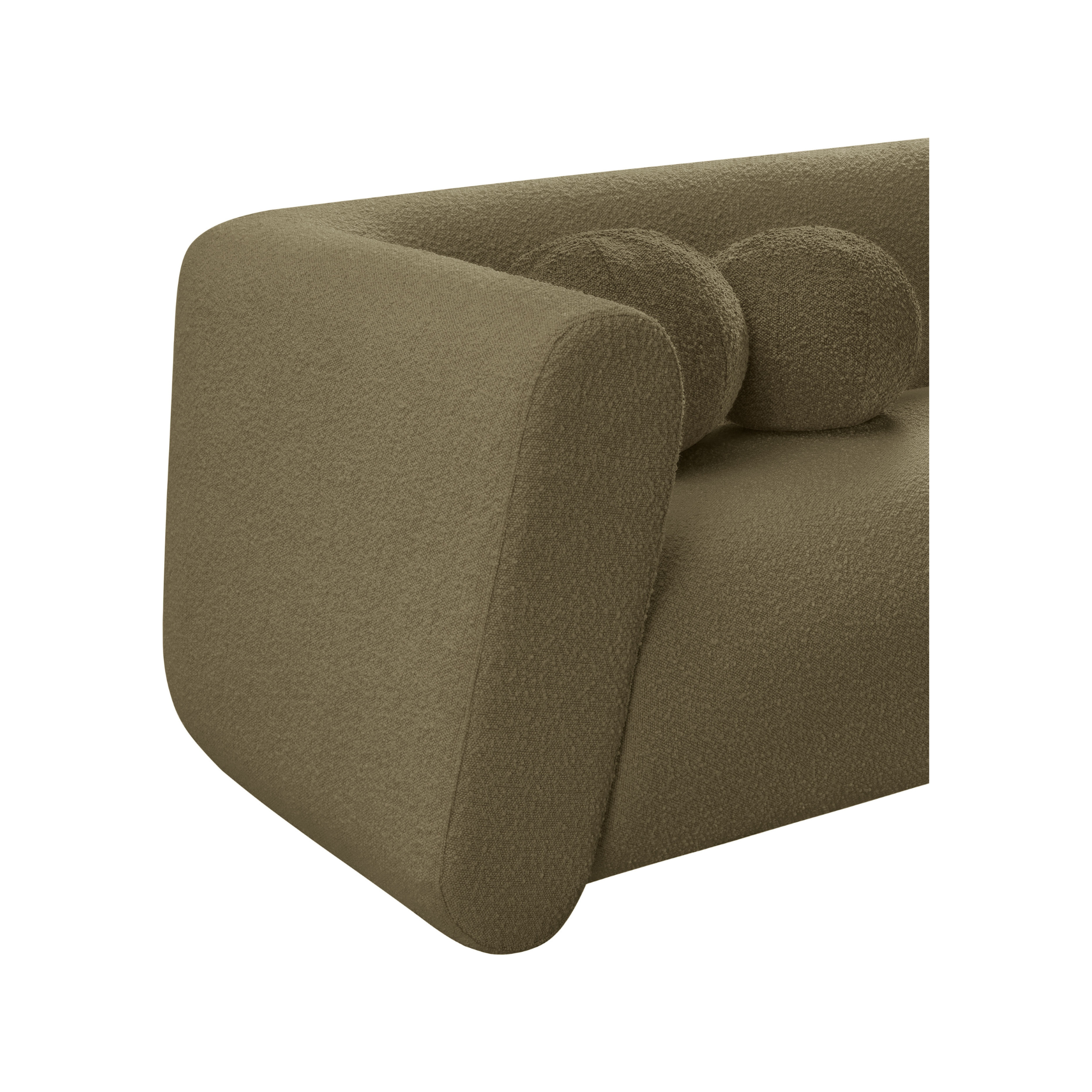 Abbott Boucle Upholstered Sofa