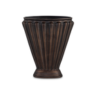 Jade Cast Aluminum Vase