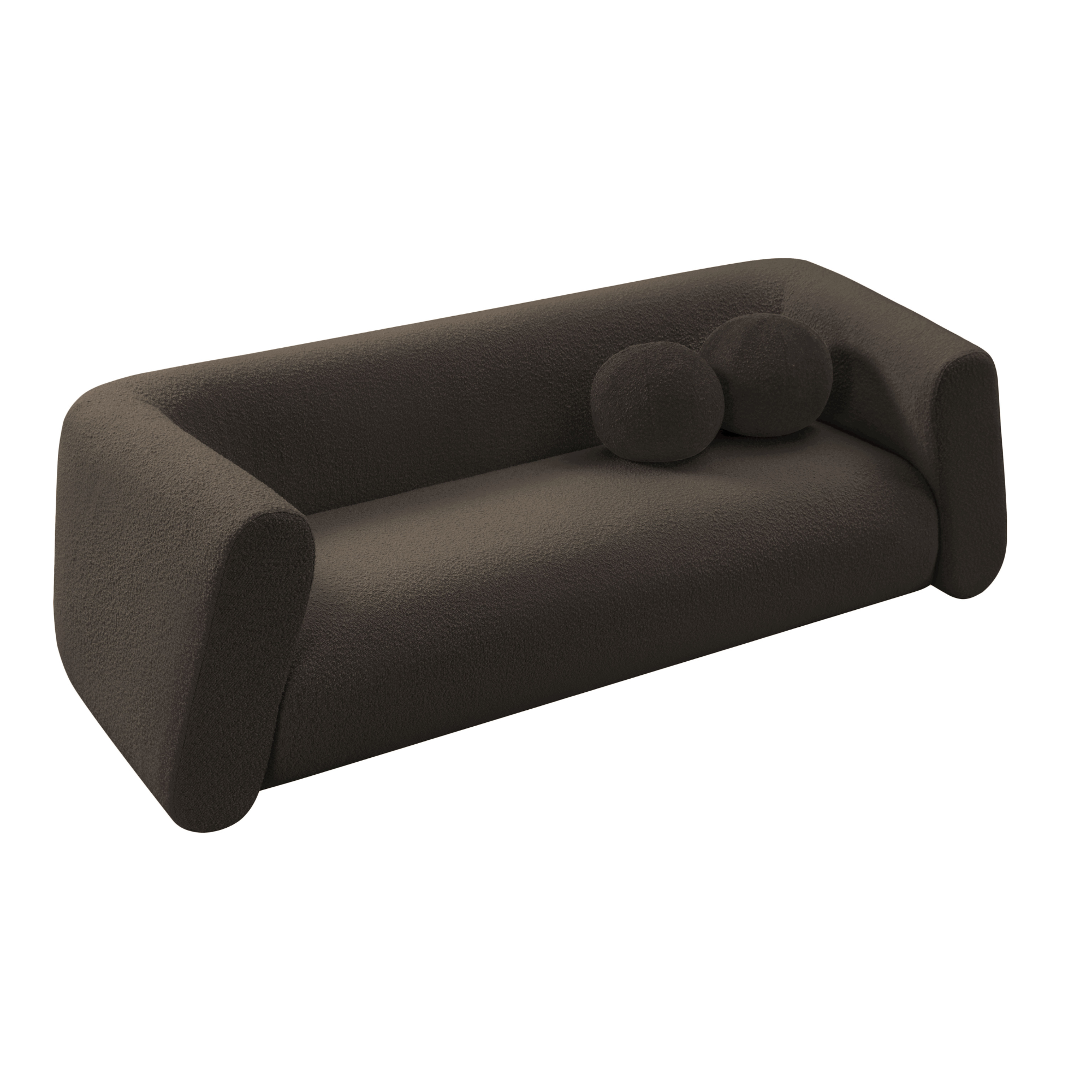 Abbott Boucle Upholstered Sofa