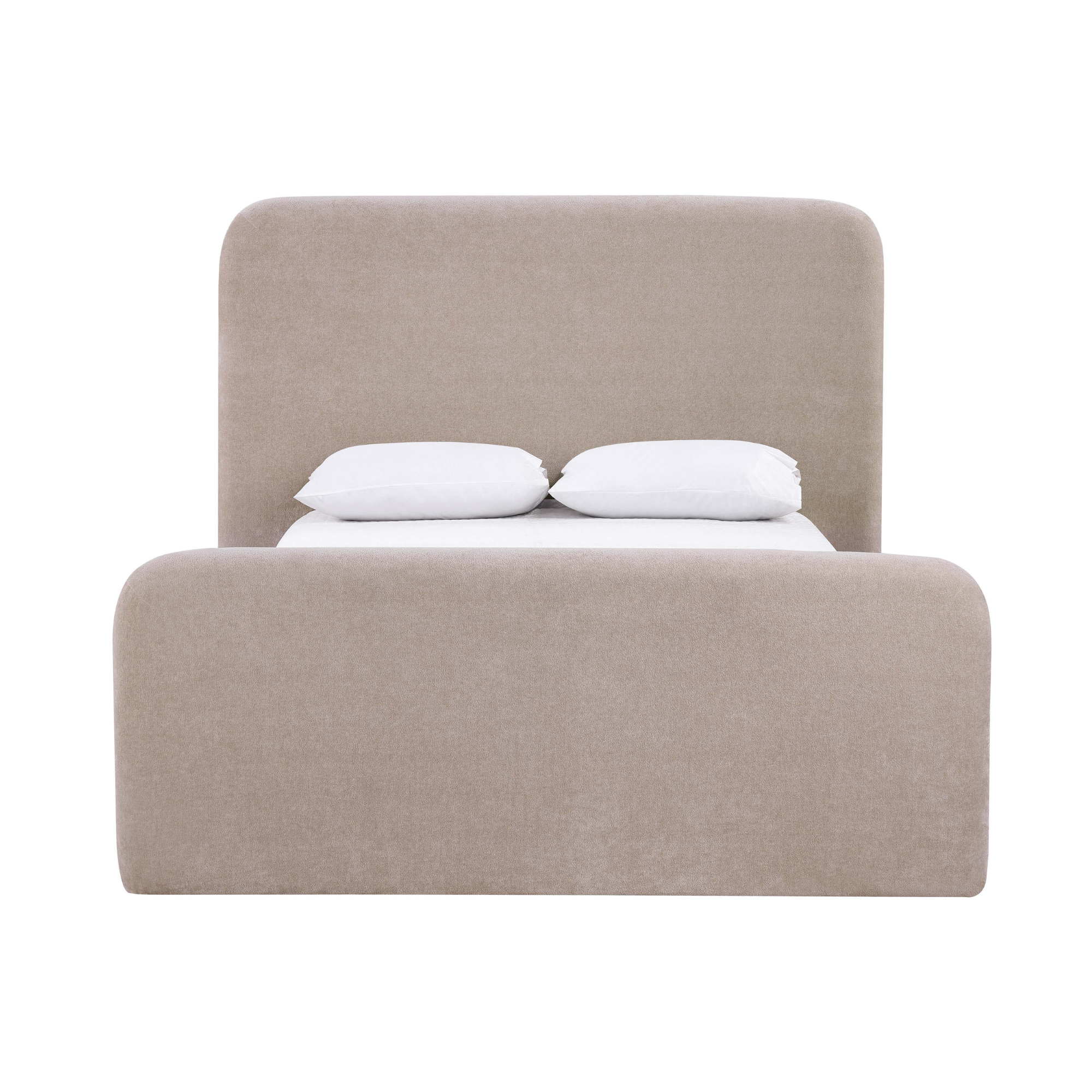 Sable Fabric Bed-Beds + Headboards-StyleMeGHD