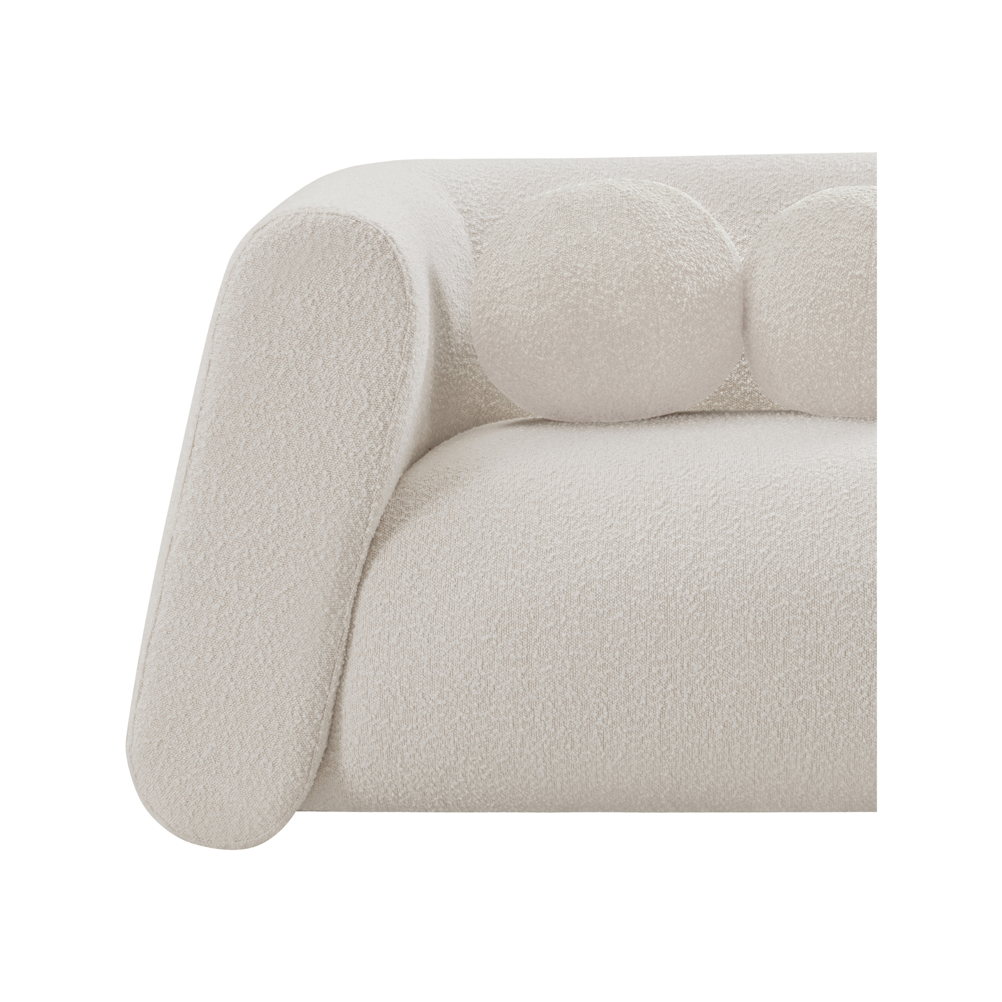 Abbott Boucle Upholstered Sofa