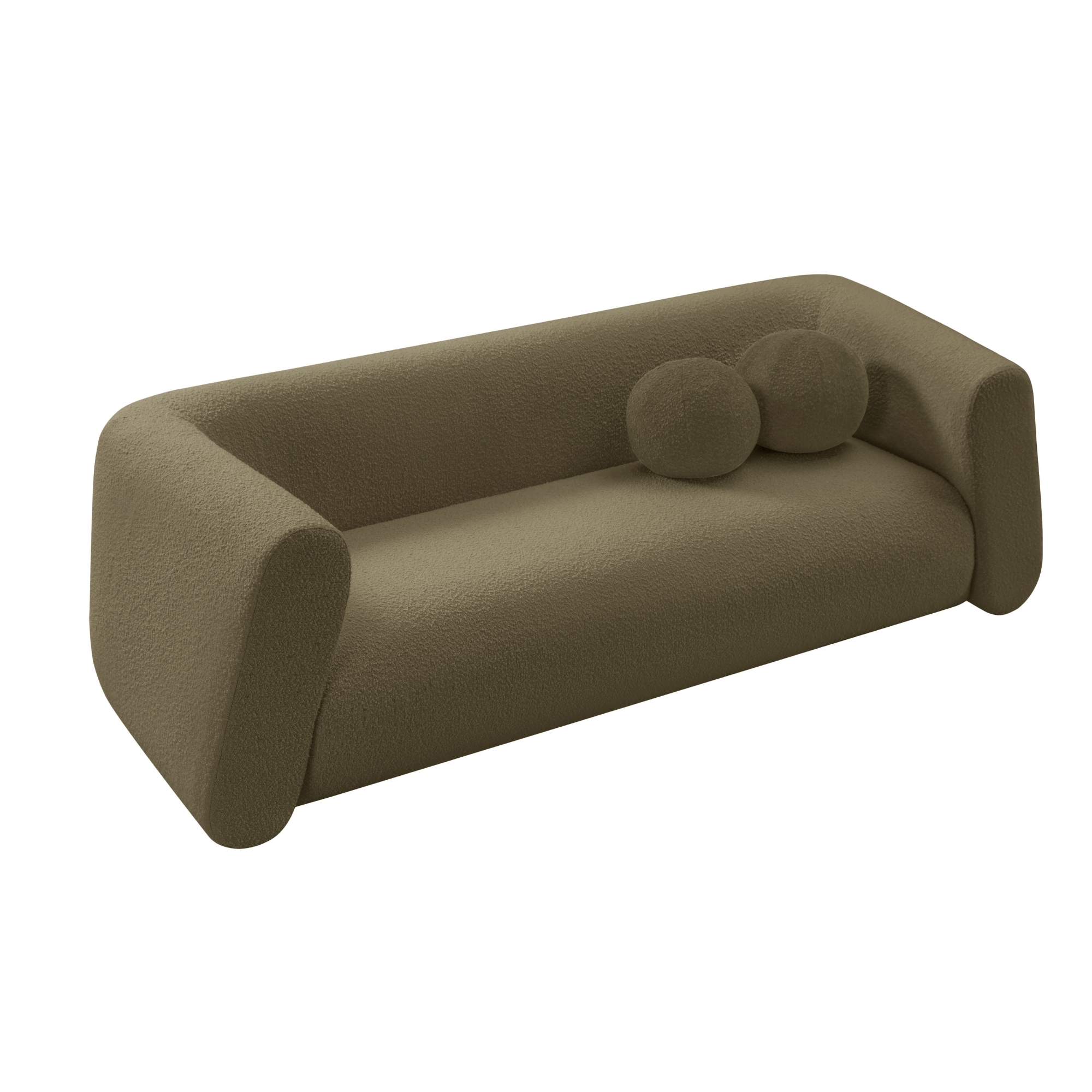 Abbott Boucle Upholstered Sofa