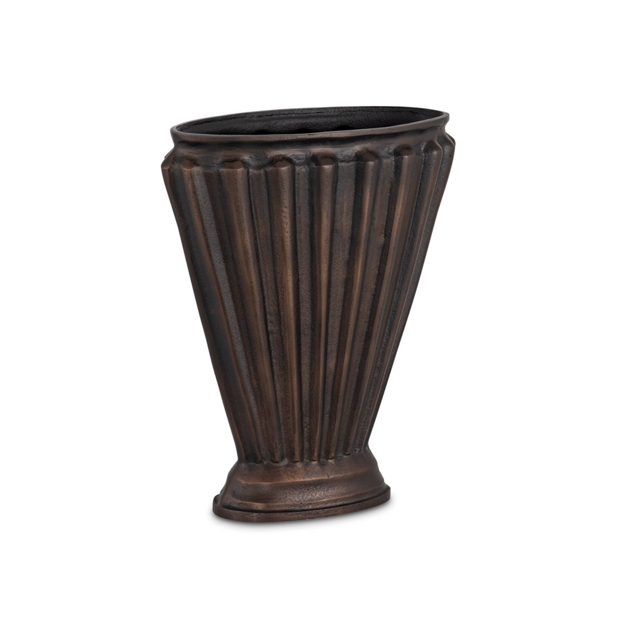 Jade Cast Aluminum Vase