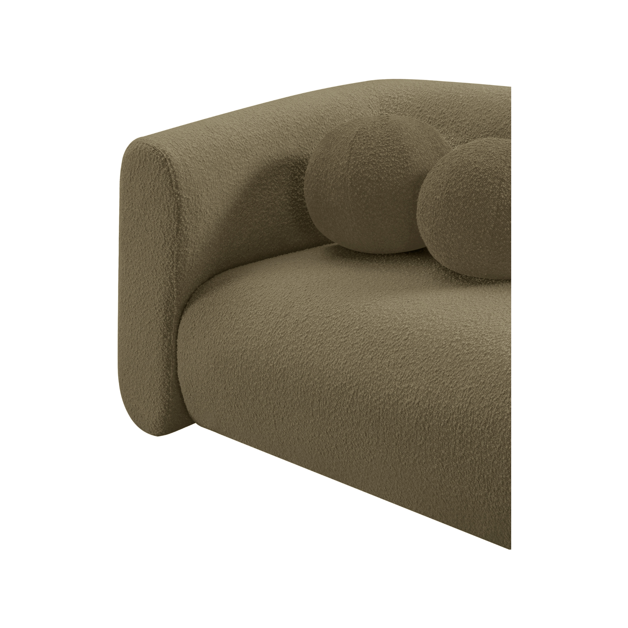 Abbott Boucle Upholstered Sofa