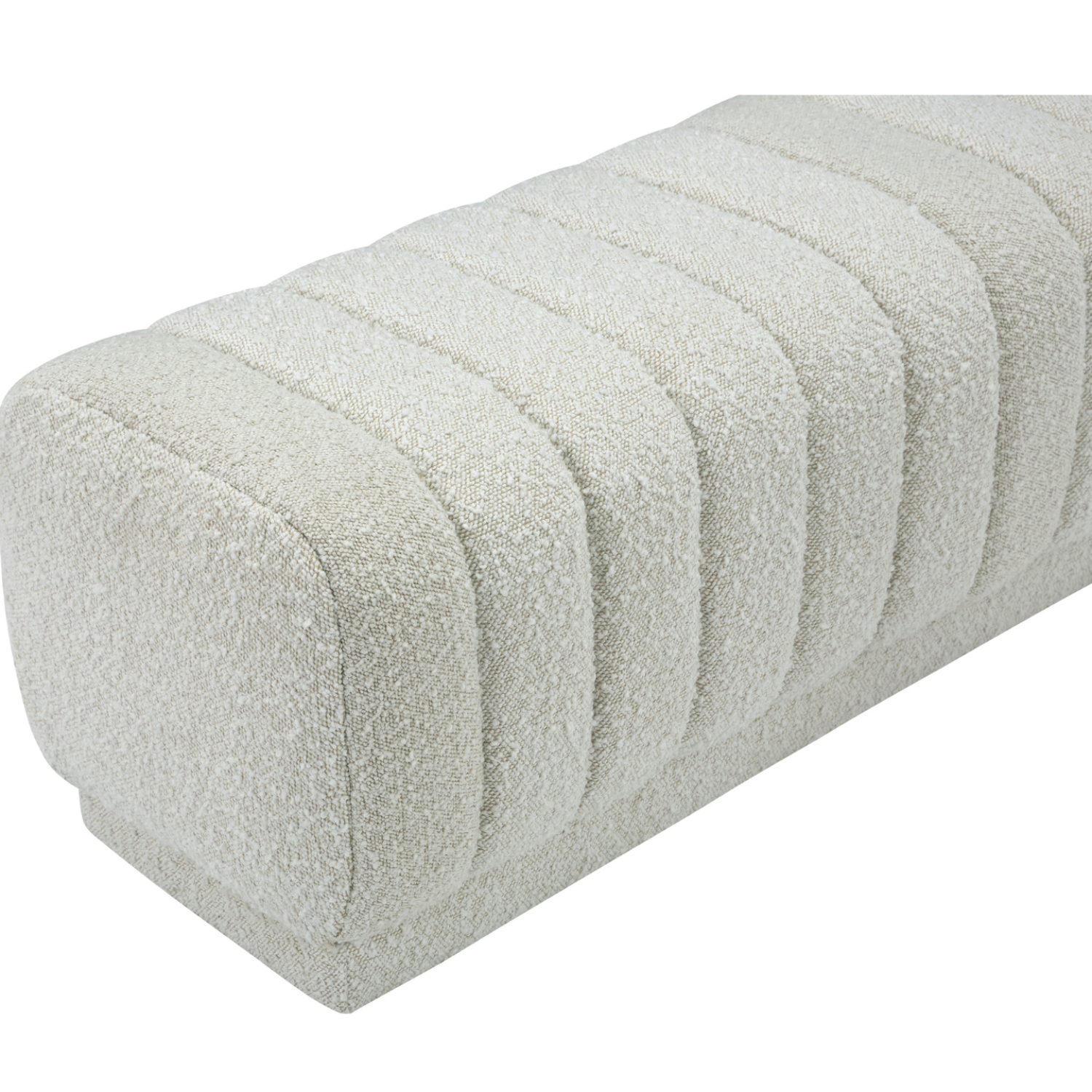 Harlow Boucle Upholstered Bench