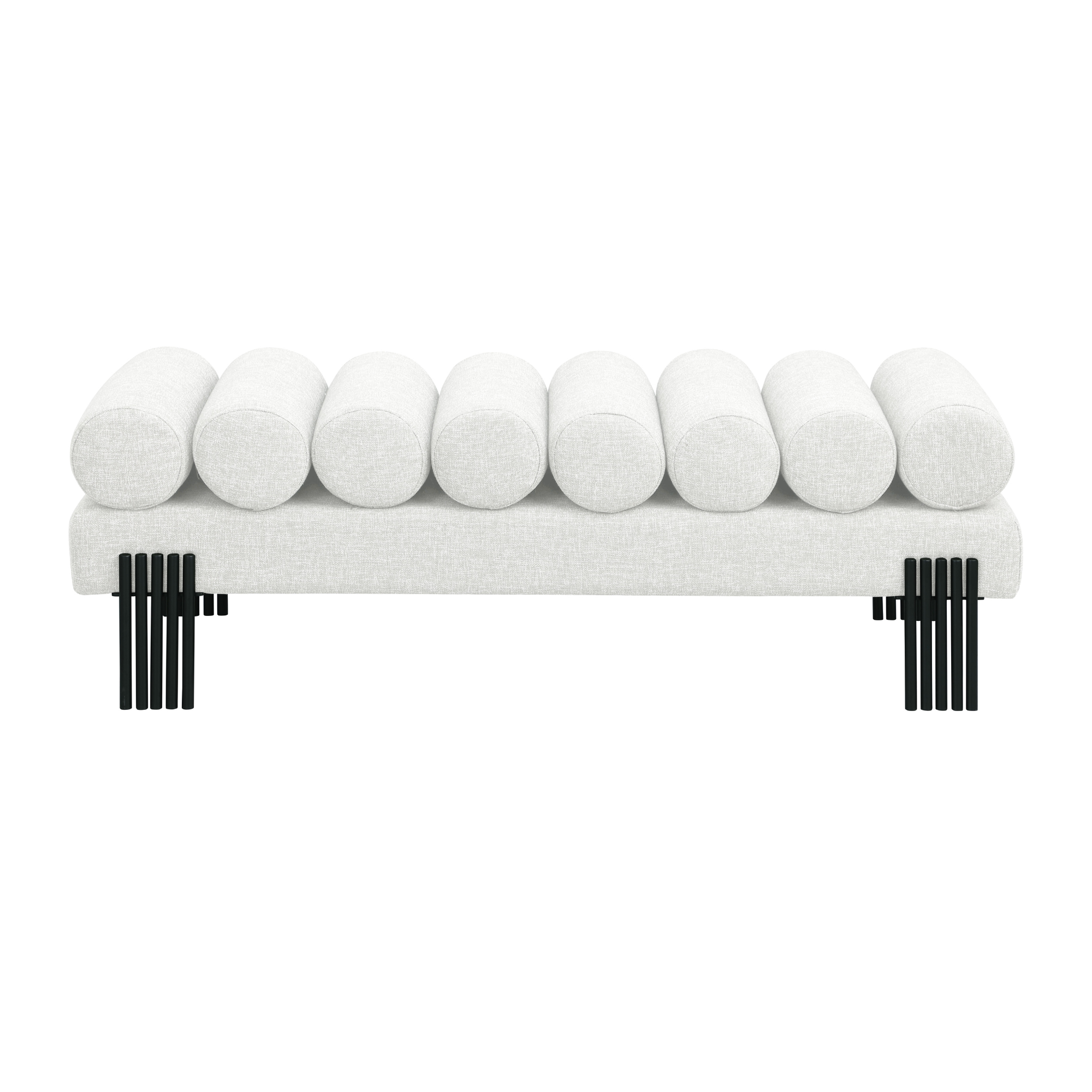 Akela Linen Upholstered Bench