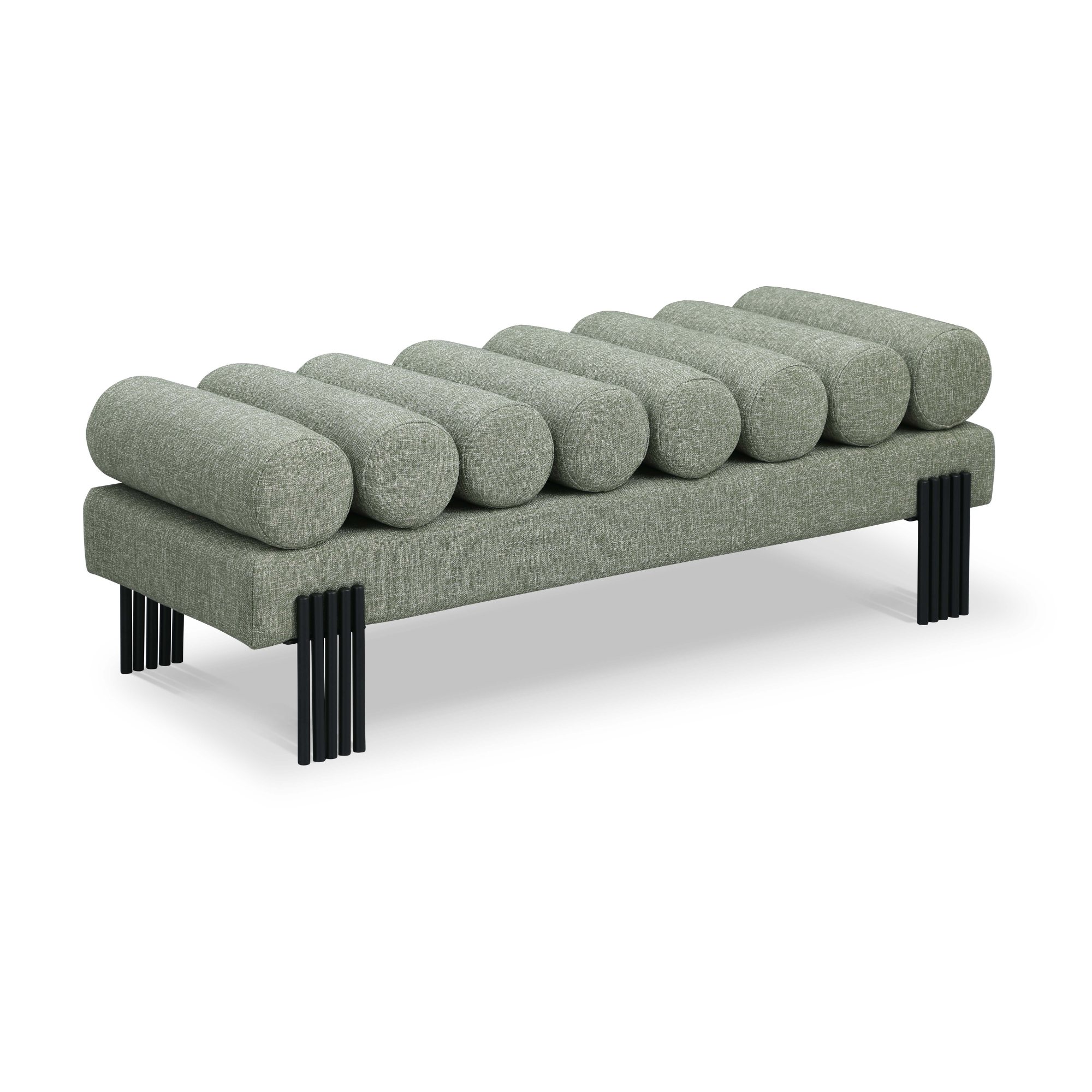 Akela Linen Upholstered Bench