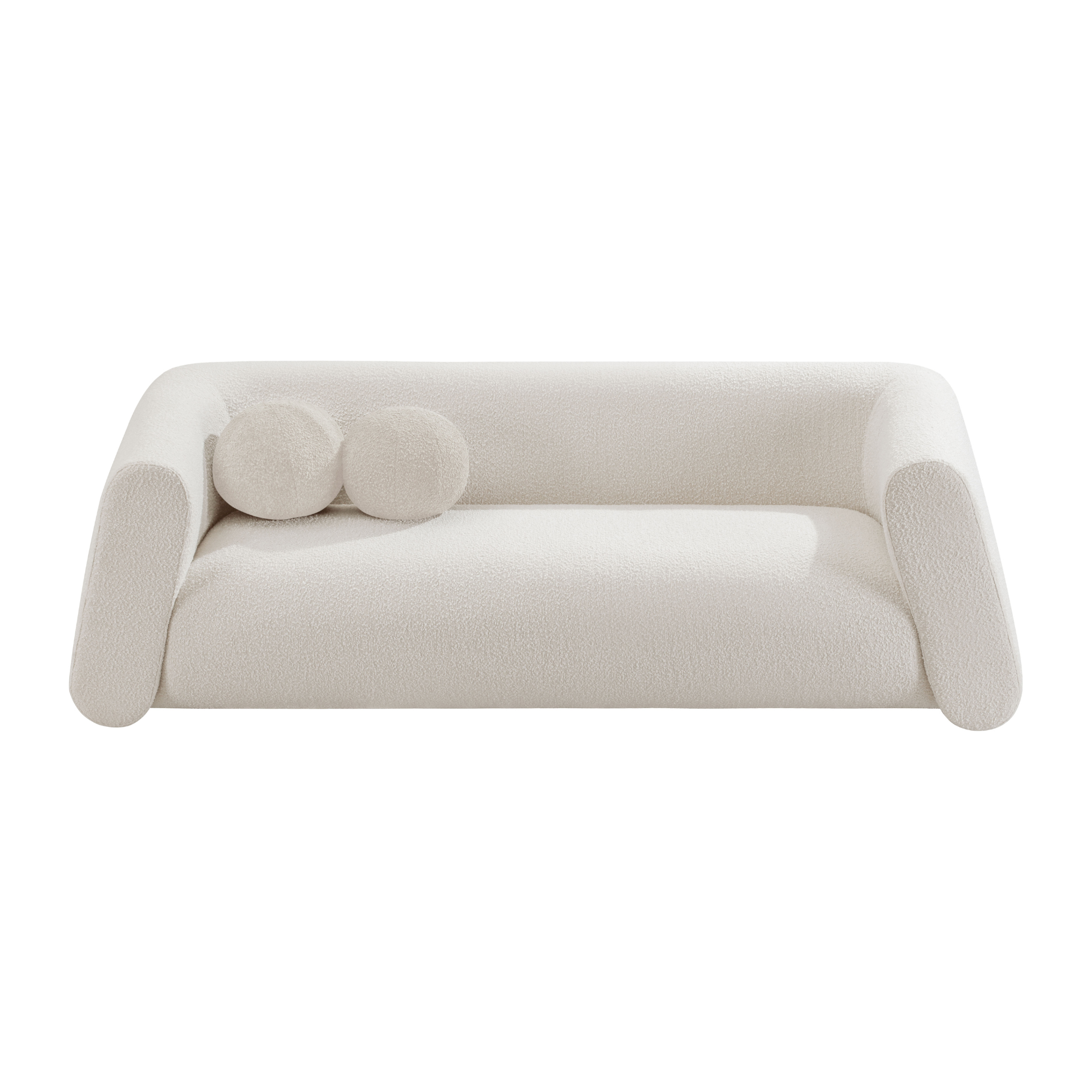 Abbott Boucle Upholstered Sofa