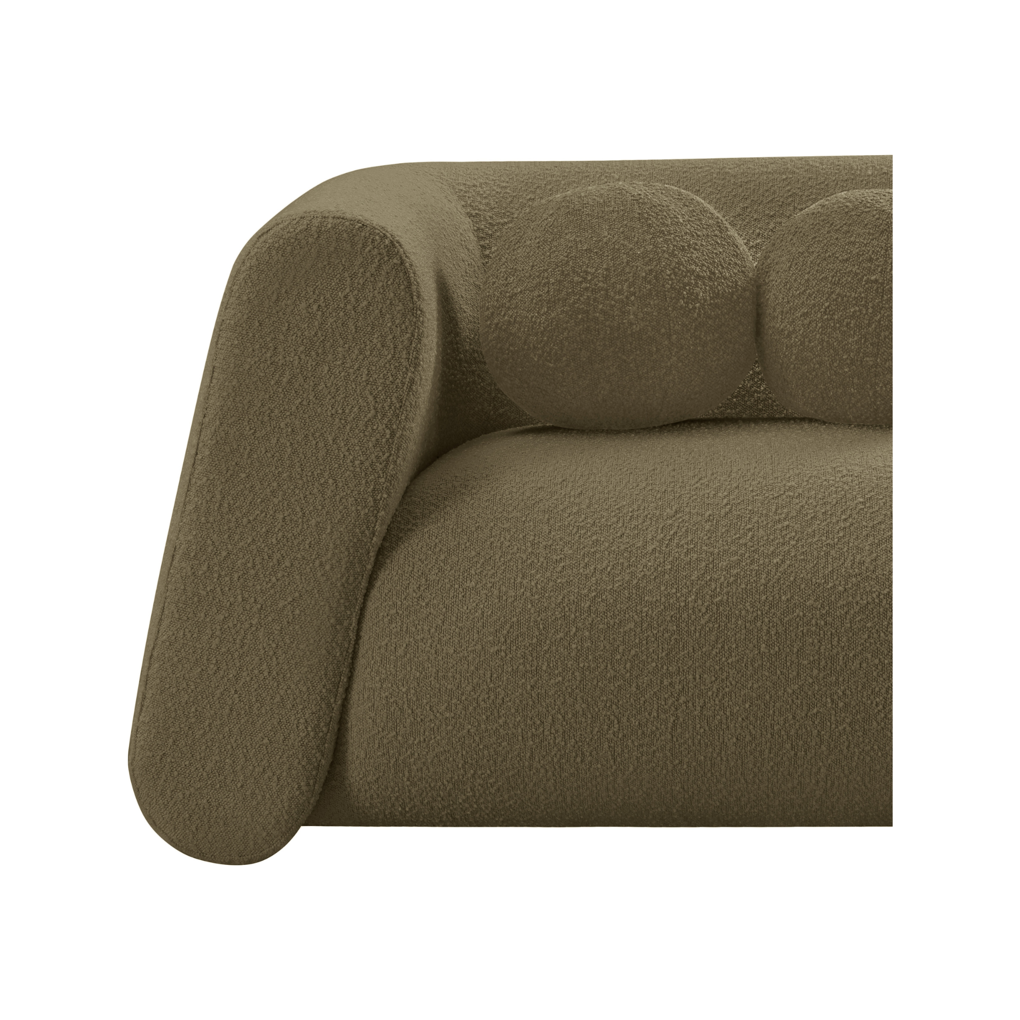 Abbott Boucle Upholstered Sofa