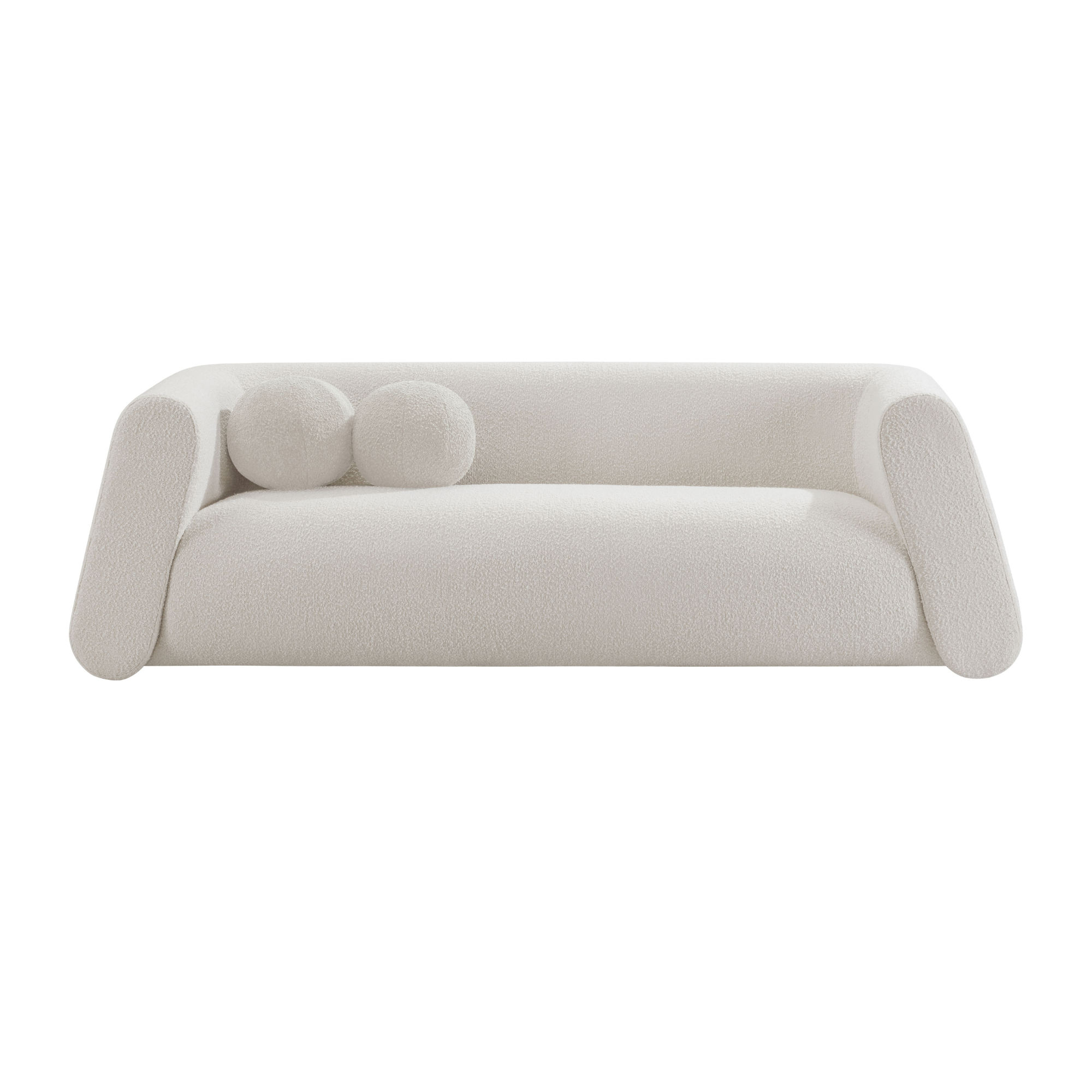 Abbott Boucle Upholstered Sofa