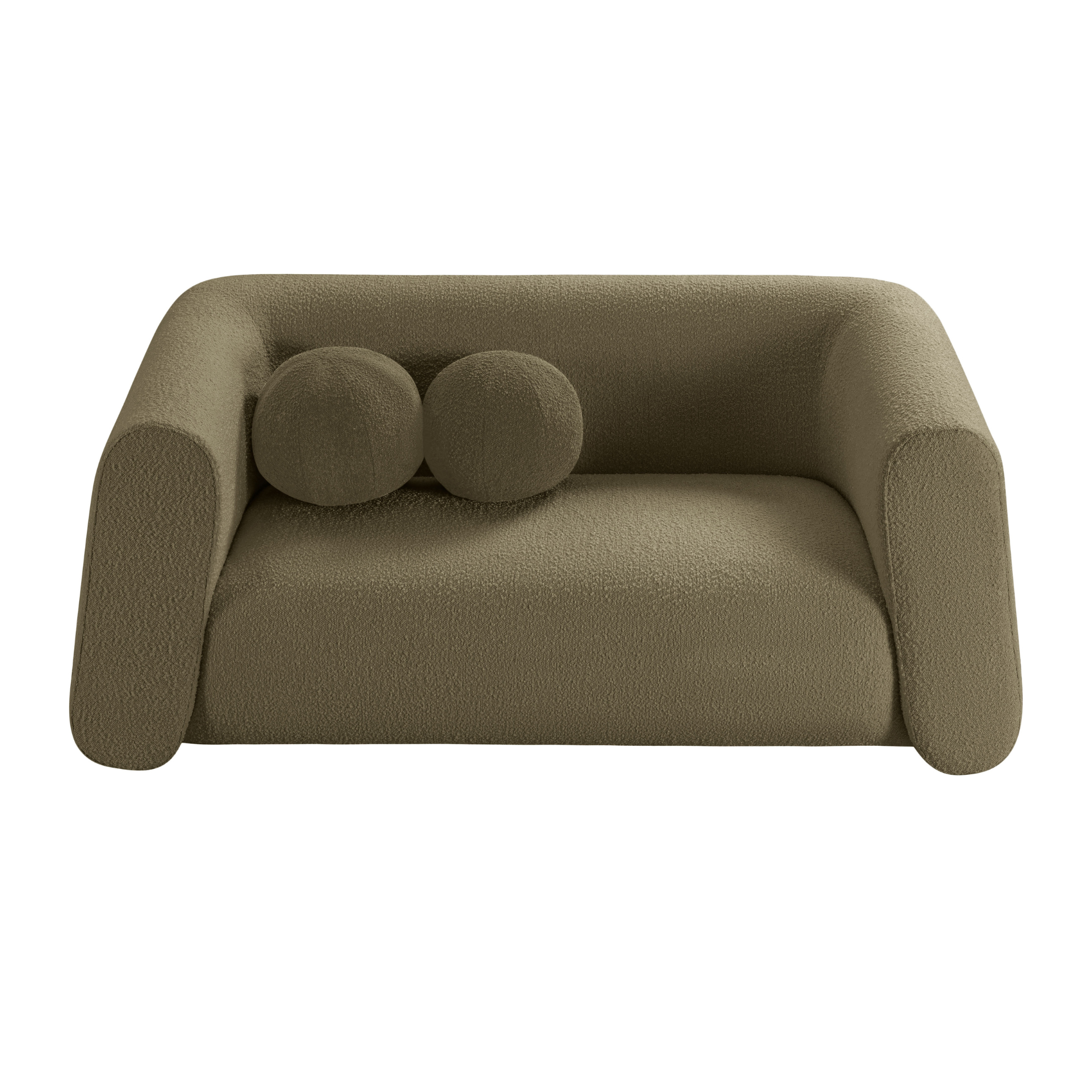 Abbott Boucle Upholstered Loveseat