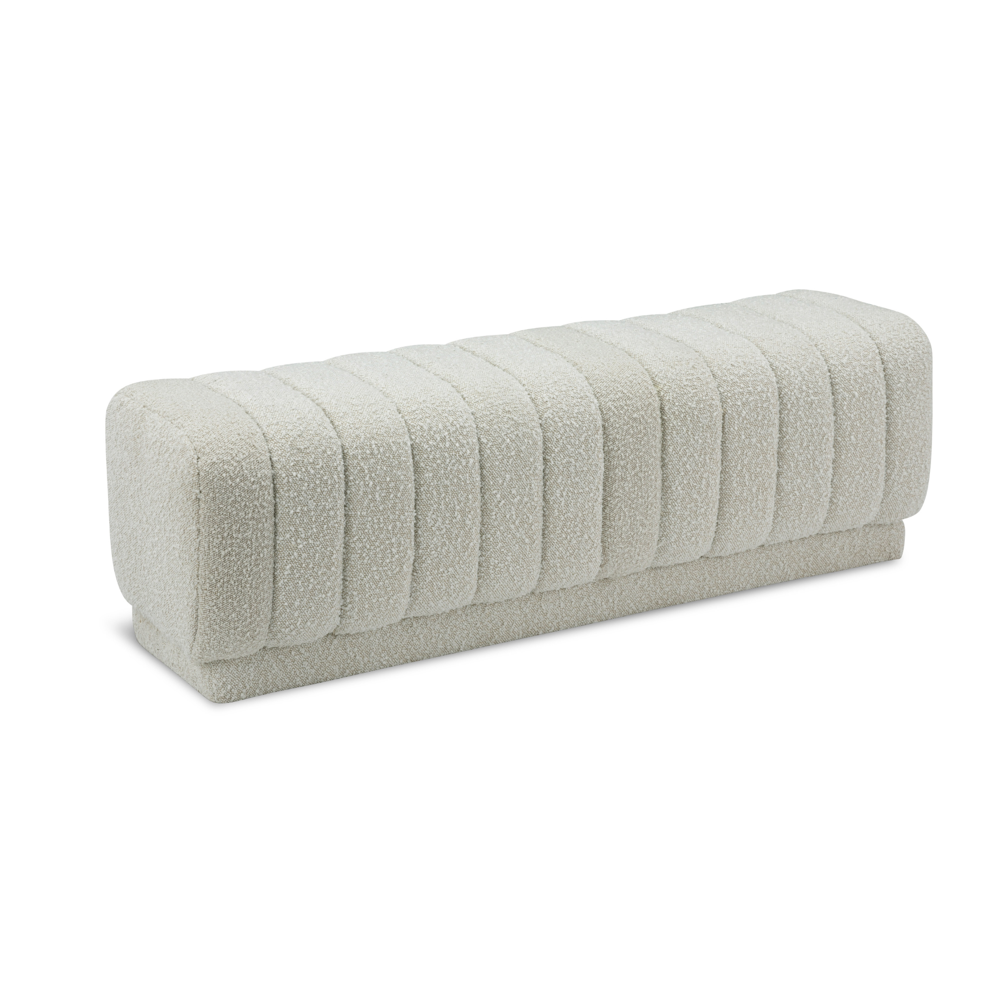 Harlow Boucle Upholstered Bench