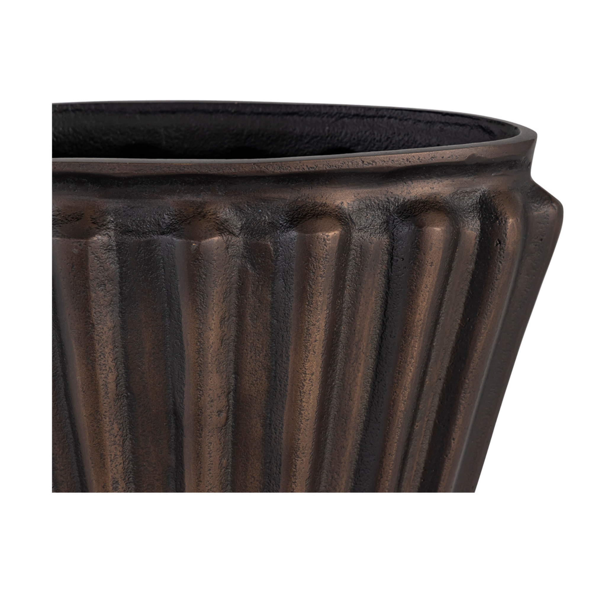 Jade Cast Aluminum Vase