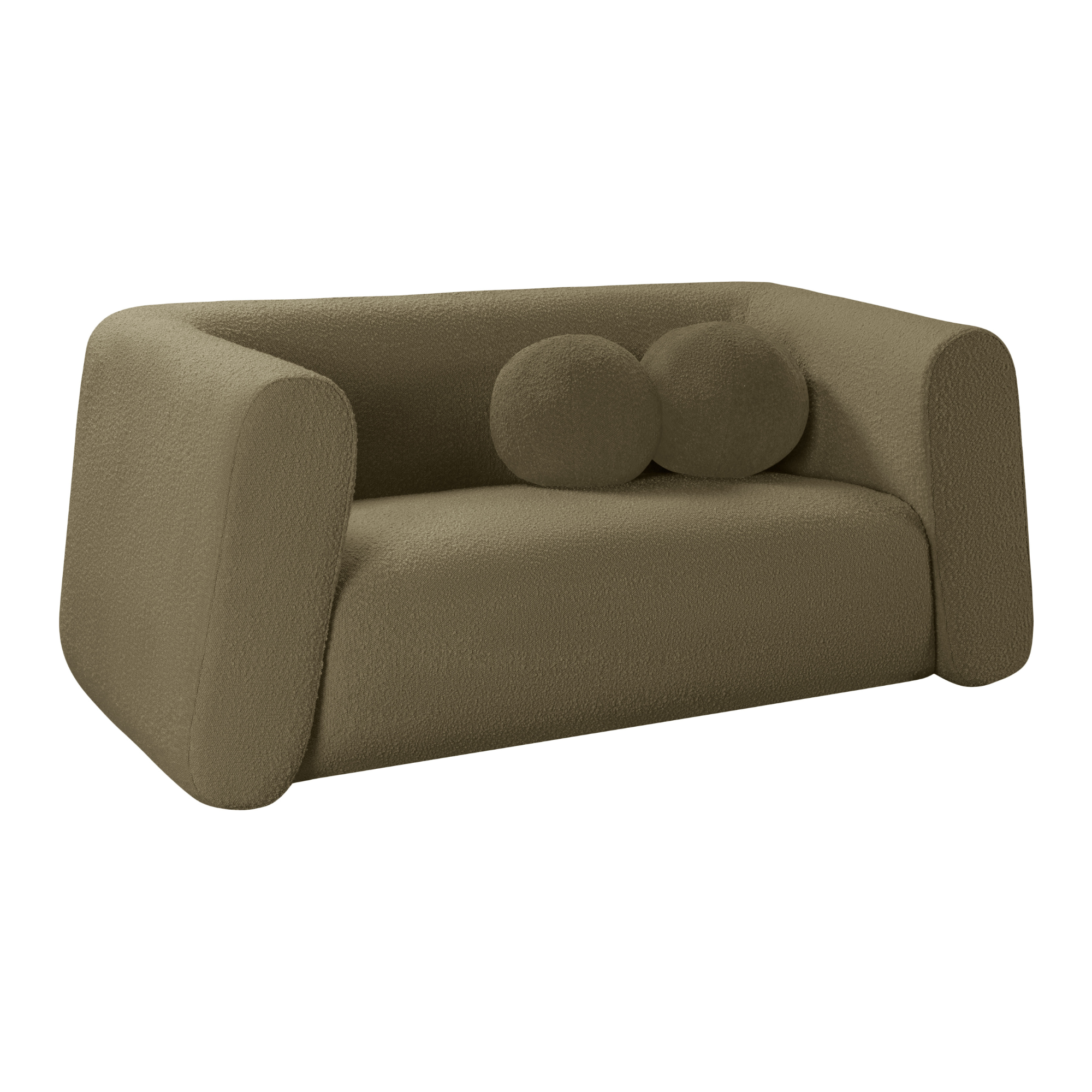 Abbott Boucle Upholstered Loveseat
