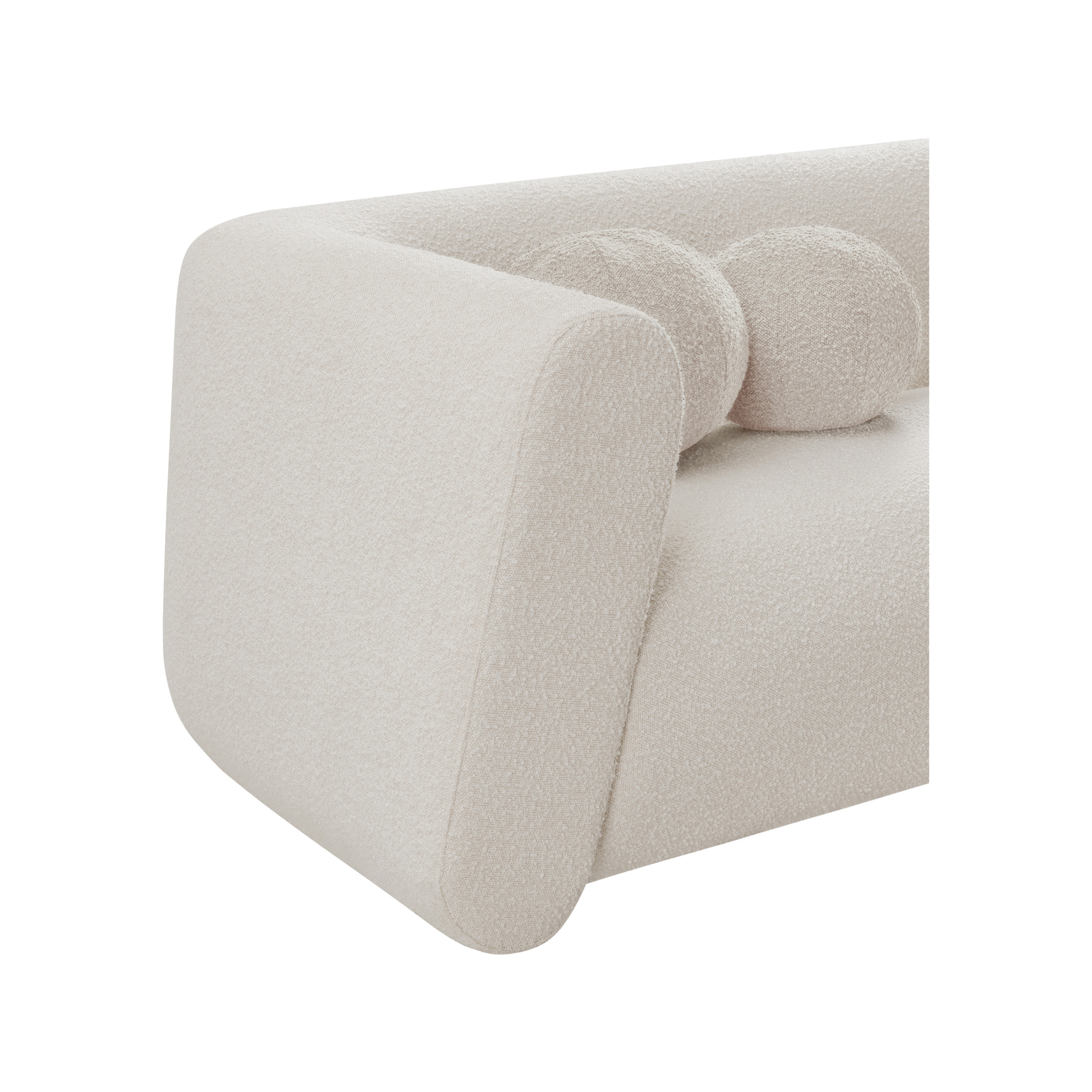 Abbott Boucle Upholstered Sofa